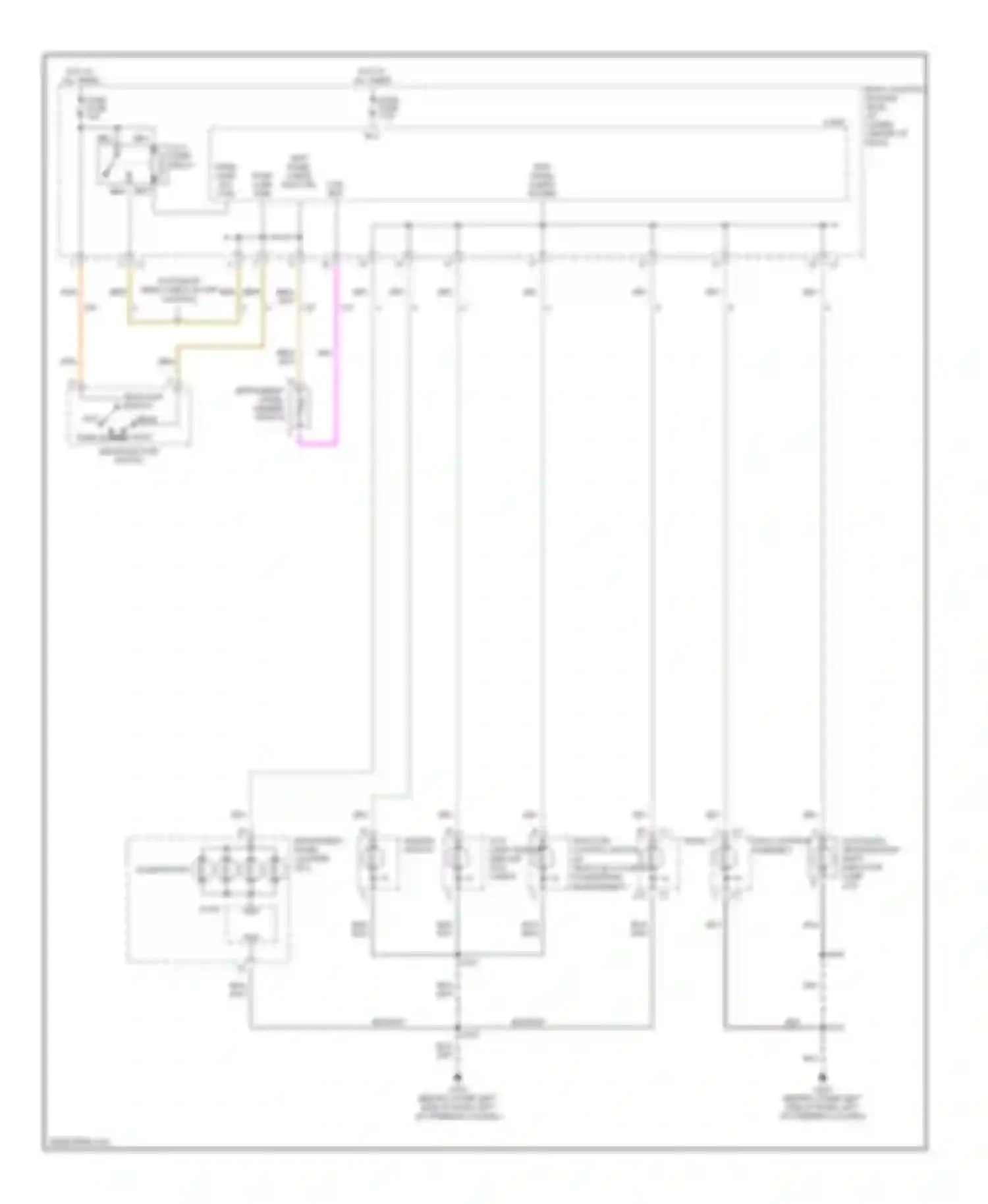 Wiring diagram inst panel lamps power for Saturn ION I (2003-2007) (1 of 1)