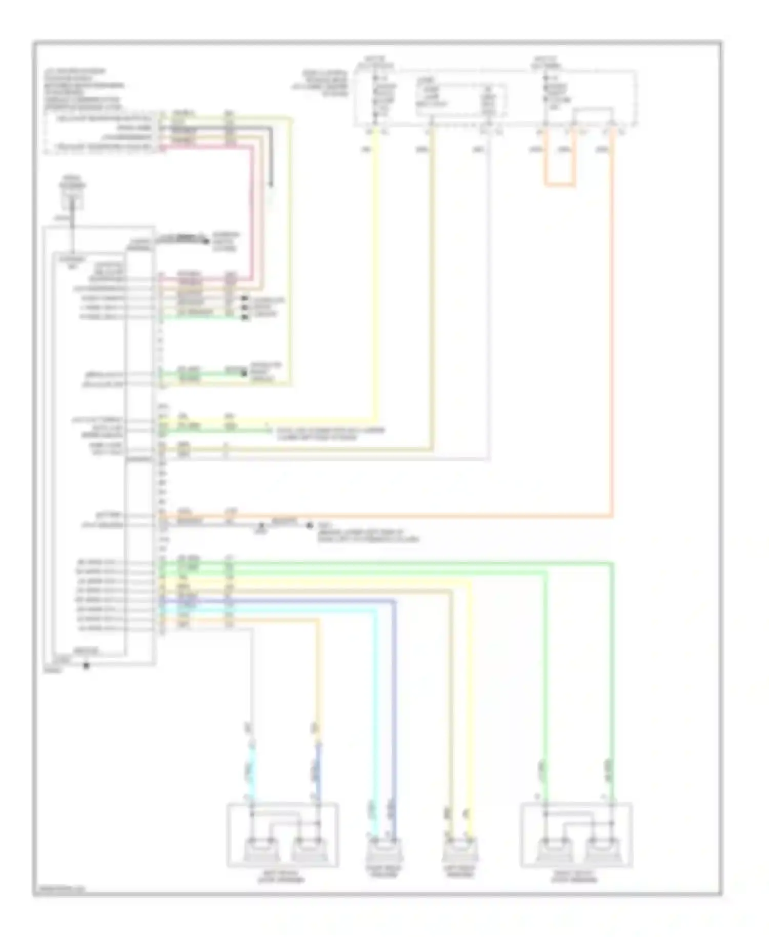 Wiring diagram radio antenna for Saturn ION I (2003-2007) (1 of 1)