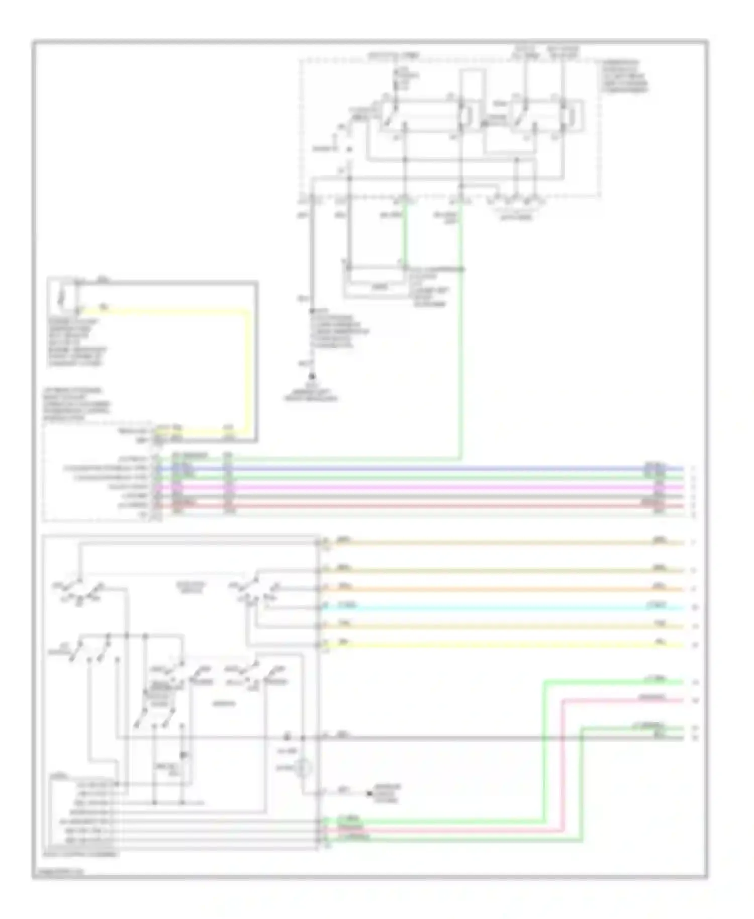 Wiring diagram recirc ind for Saturn ION I (2003-2007) (1 of 1)