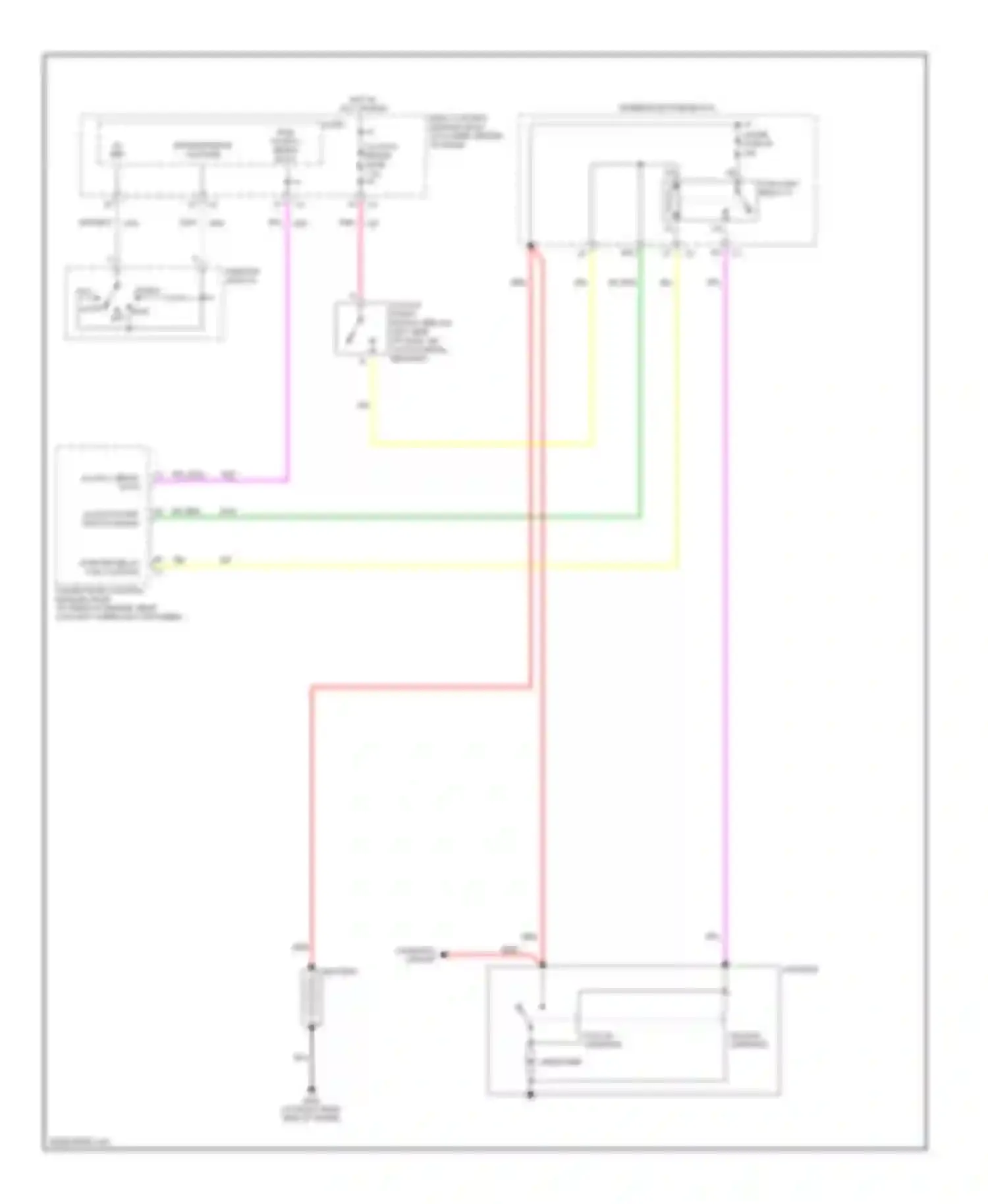 Wiring diagram red for Saturn ION I (2003-2007) (17 of 19)