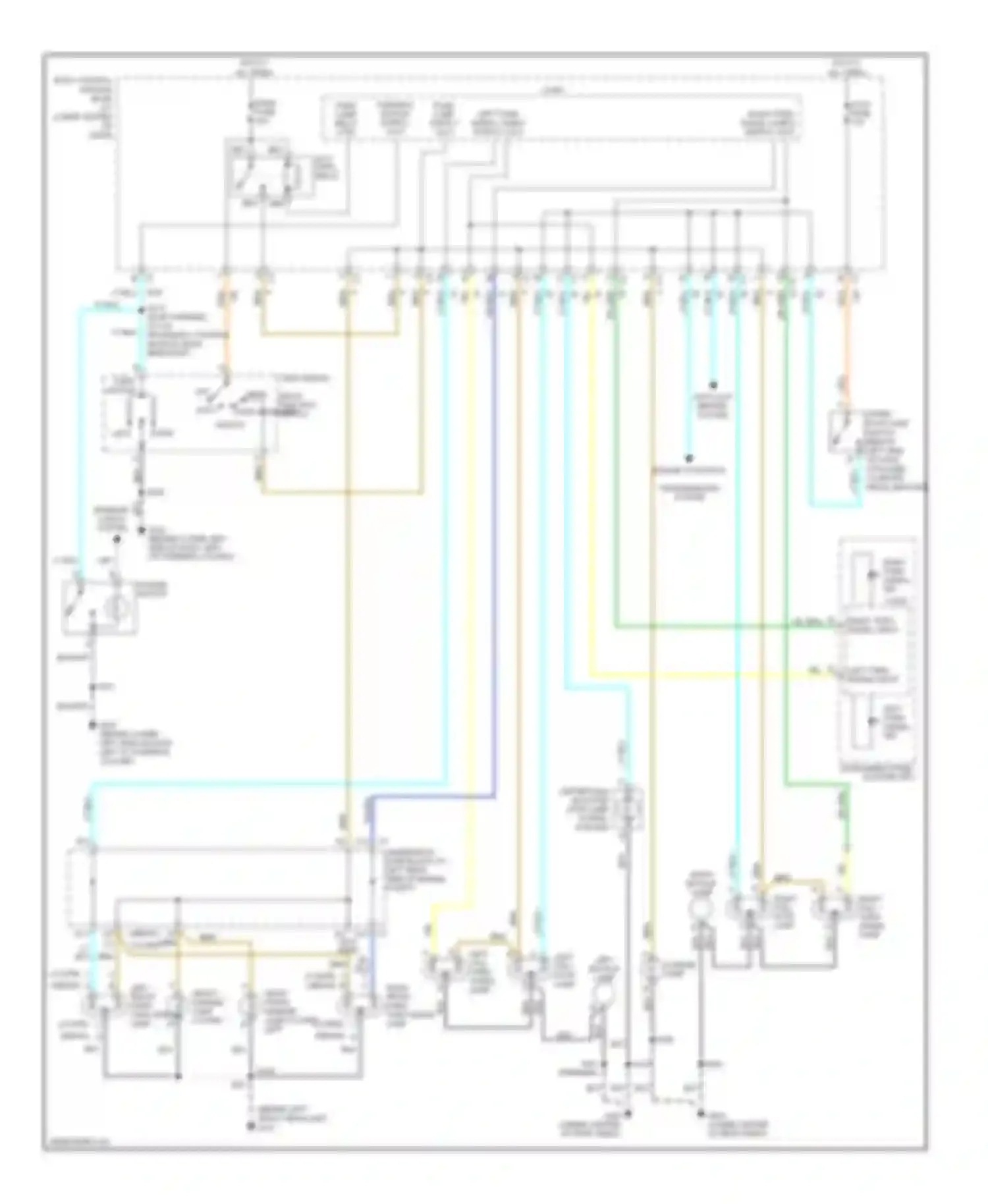 Wiring diagram right left for Saturn ION I (2003-2007) (1 of 1)