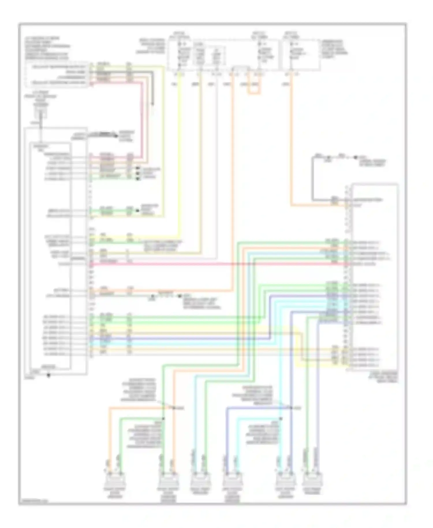 Wiring diagram satellite radio circuit for Saturn ION I (2003-2007) (2 of 2)