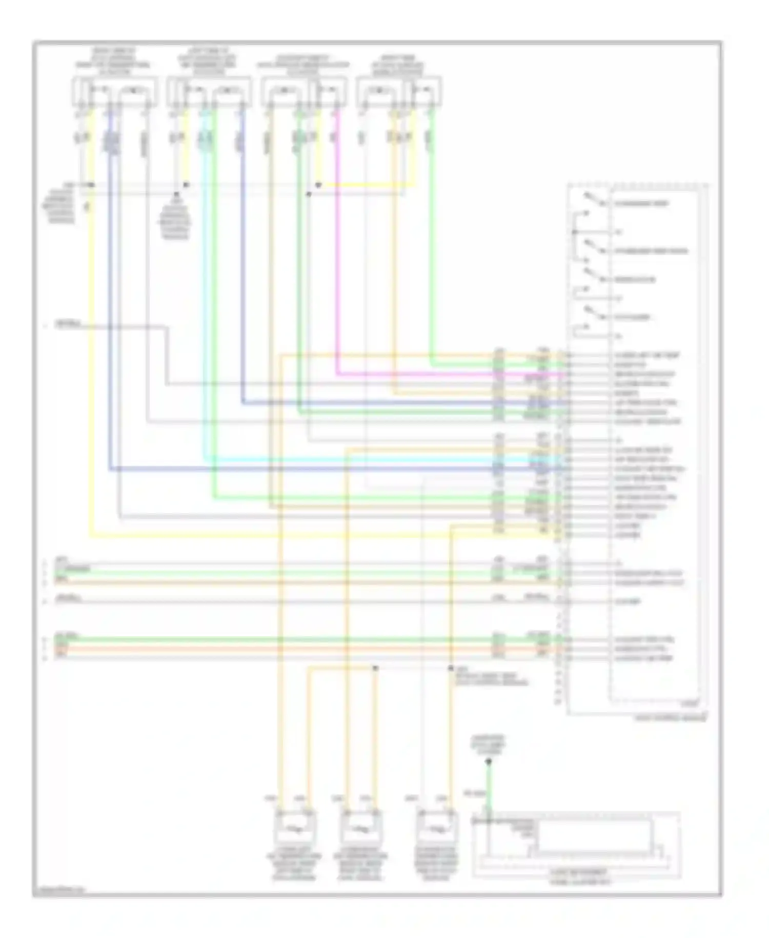 Outlook Saturn I (2006-2010): Automatic a/c circuit (4 of 4)