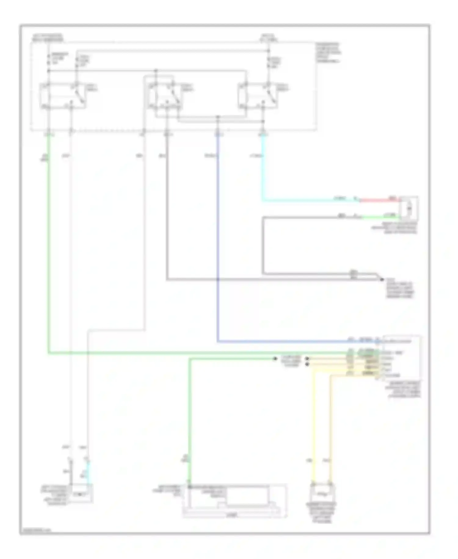 Outlook Saturn I (2006-2010): Cooling fan circuit
