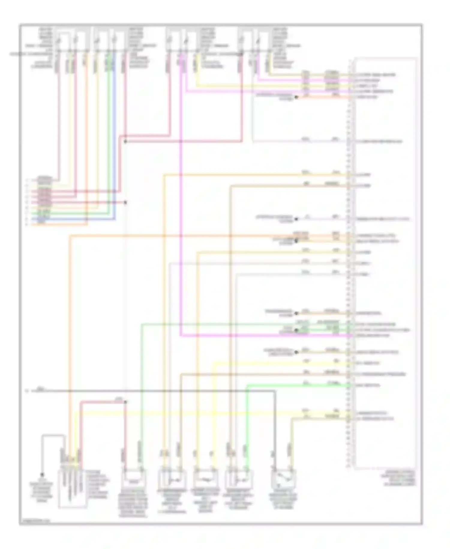 Outlook Saturn I (2006-2010): Wiring diagram engine performance 3.6l vin 7 (5 of 5)
