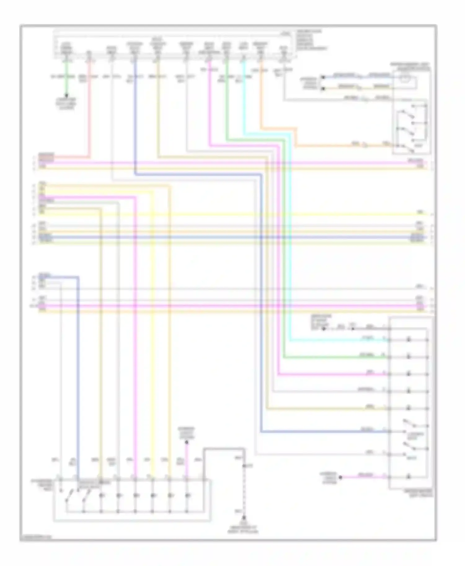 Outlook Saturn I (2006-2010): Driver"s memory seat circuit (3 of 4)