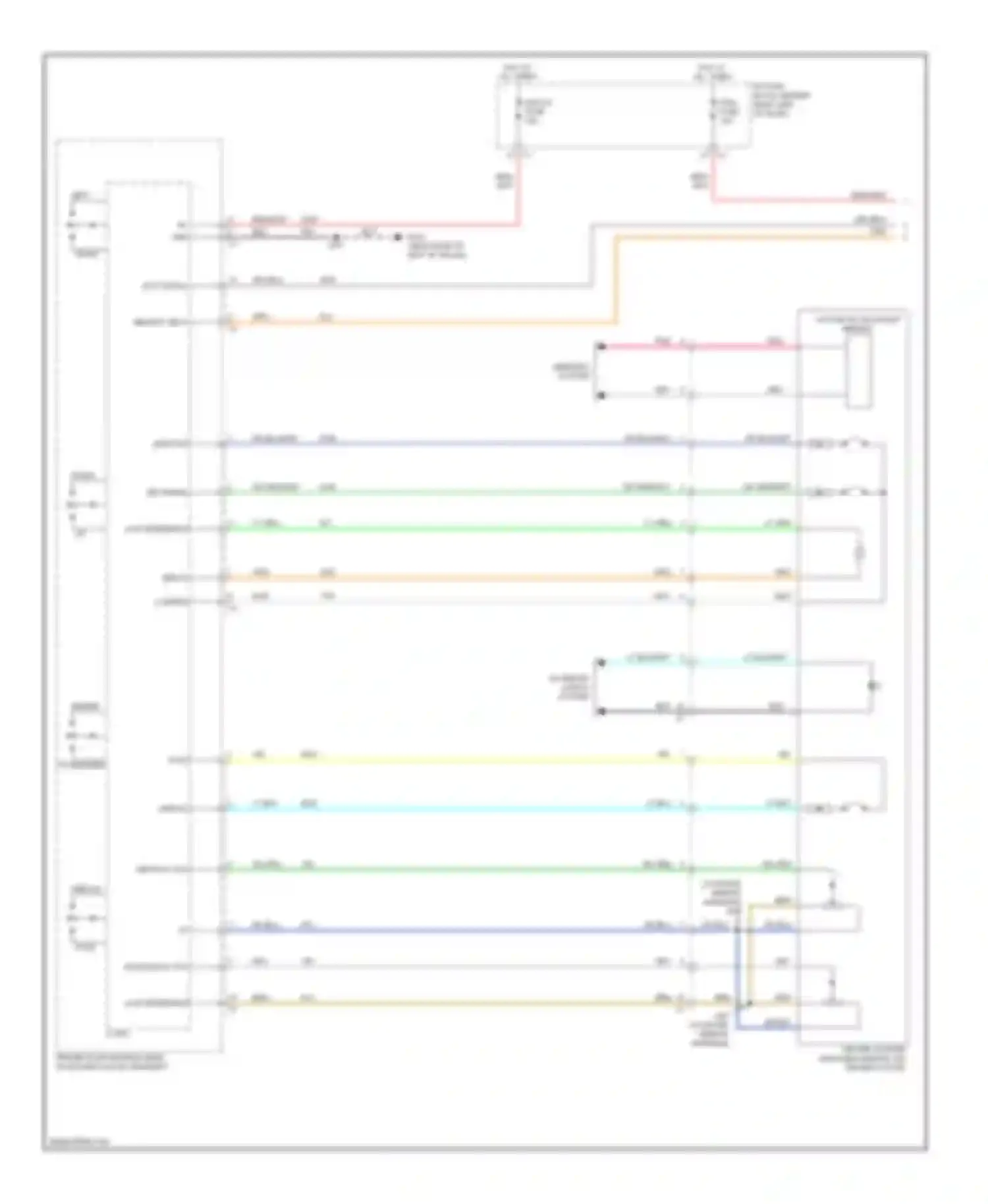 Outlook Saturn I (2006-2010): Memory mirrors circuit (1 of 2)