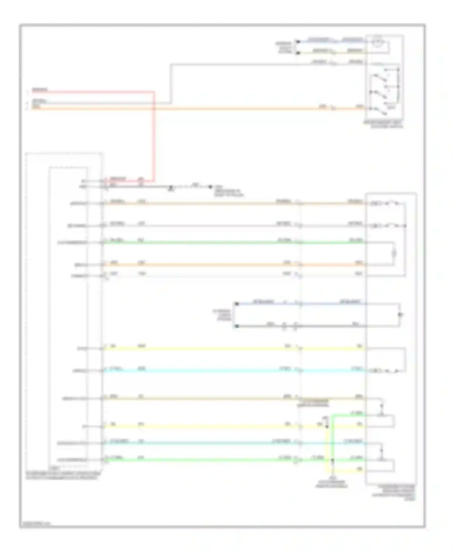Outlook Saturn I (2006-2010): Memory mirrors circuit (2 of 2)