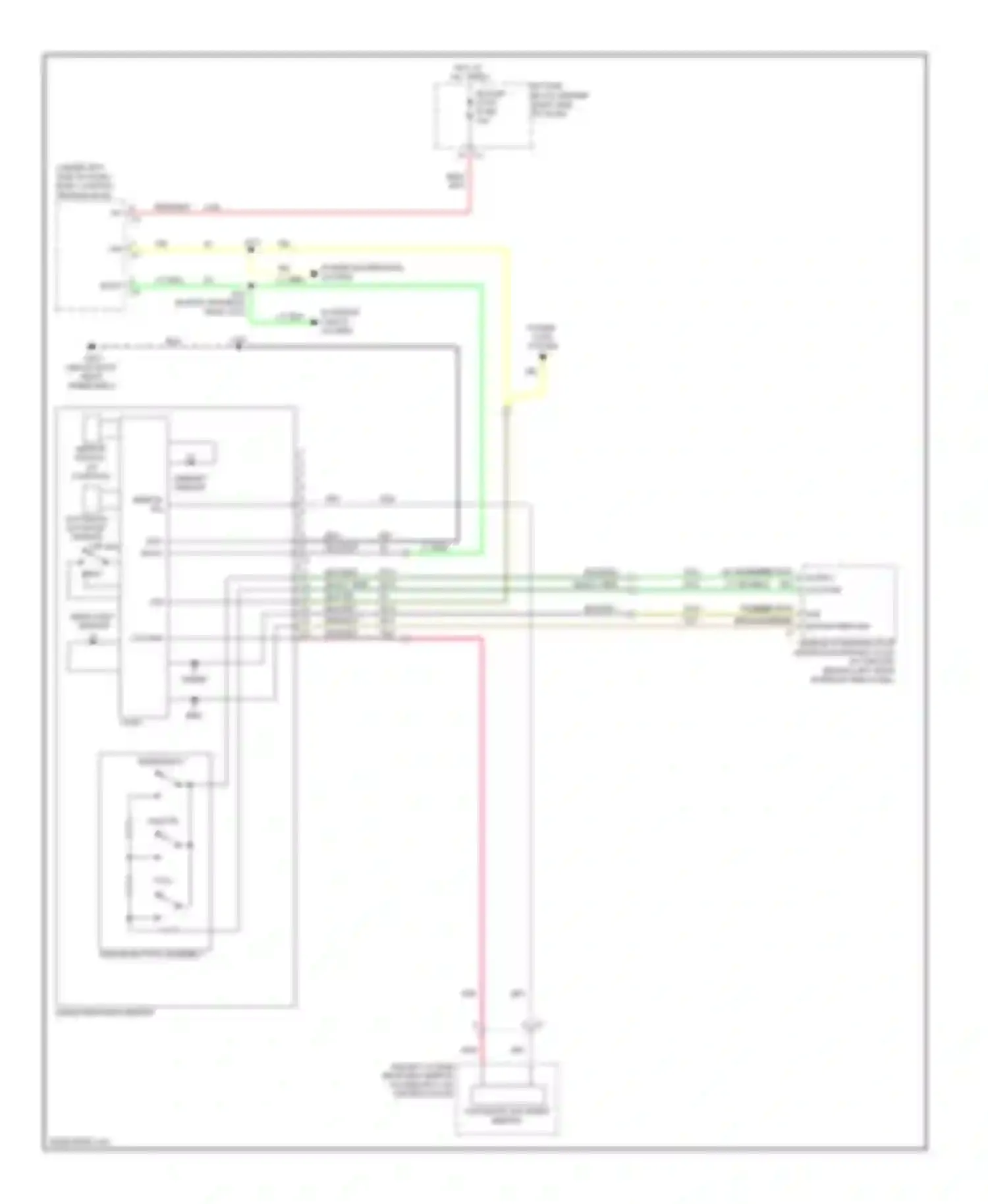Outlook Saturn I (2006-2010): Electrochromic mirror circuit
