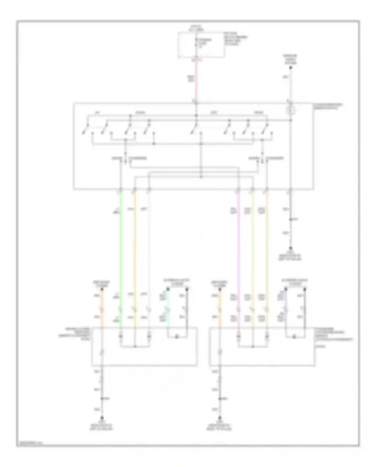 Outlook Saturn I (2006-2010): Power mirrors circuit