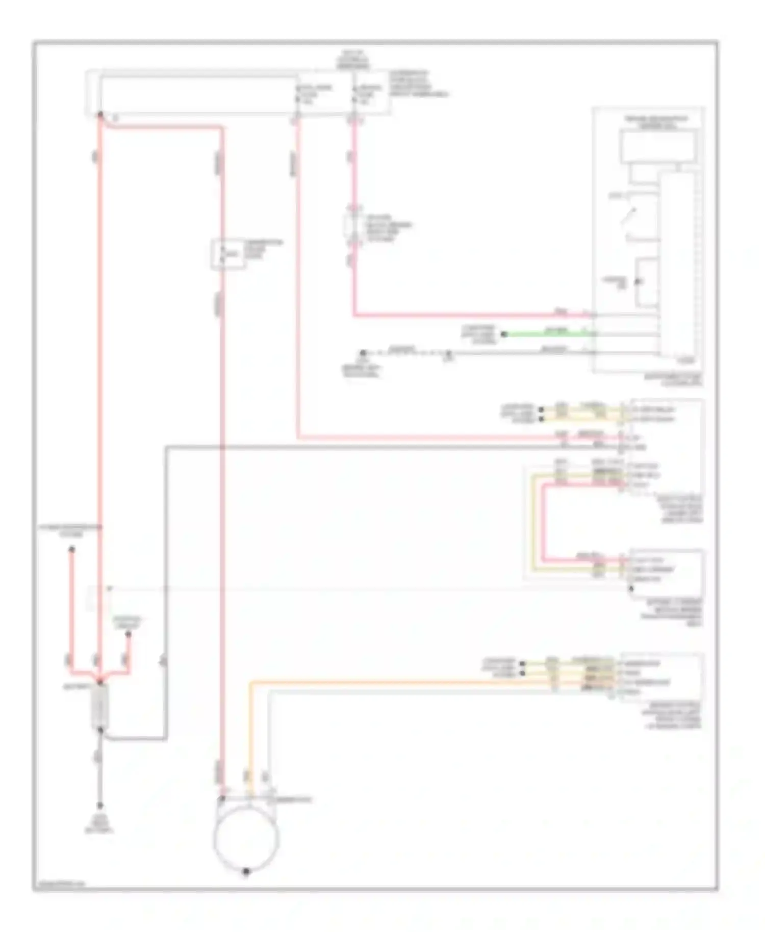 Outlook Saturn I (2006-2010): Charging circuit