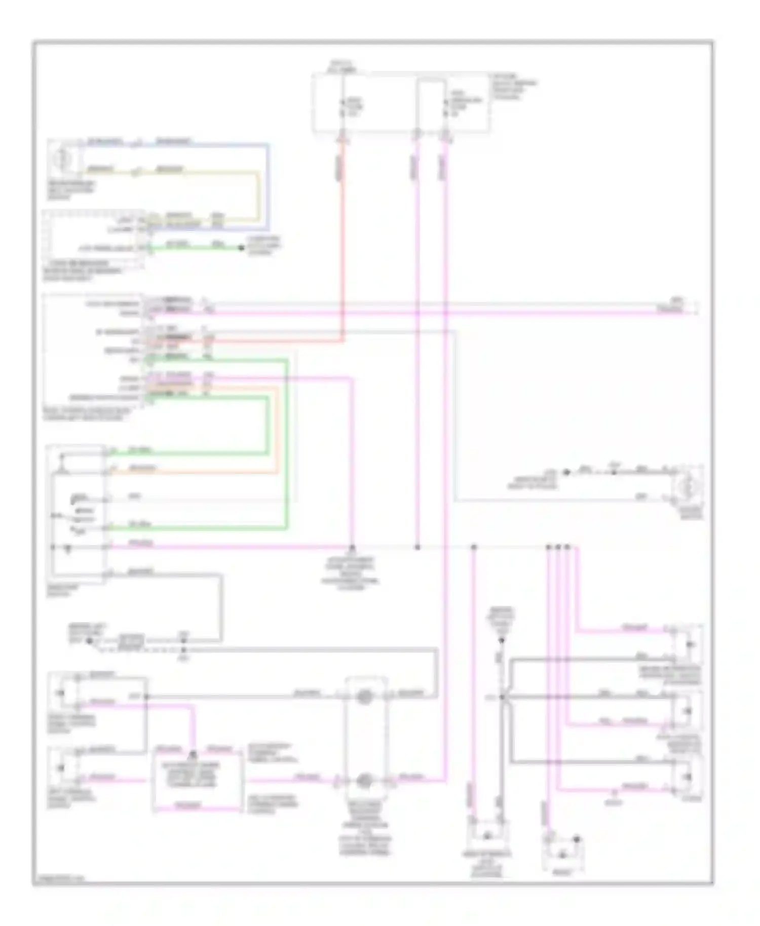Wiring diagram 13 4 back light low ref for Saturn Outlook I (2006-2010) (1 of 1)