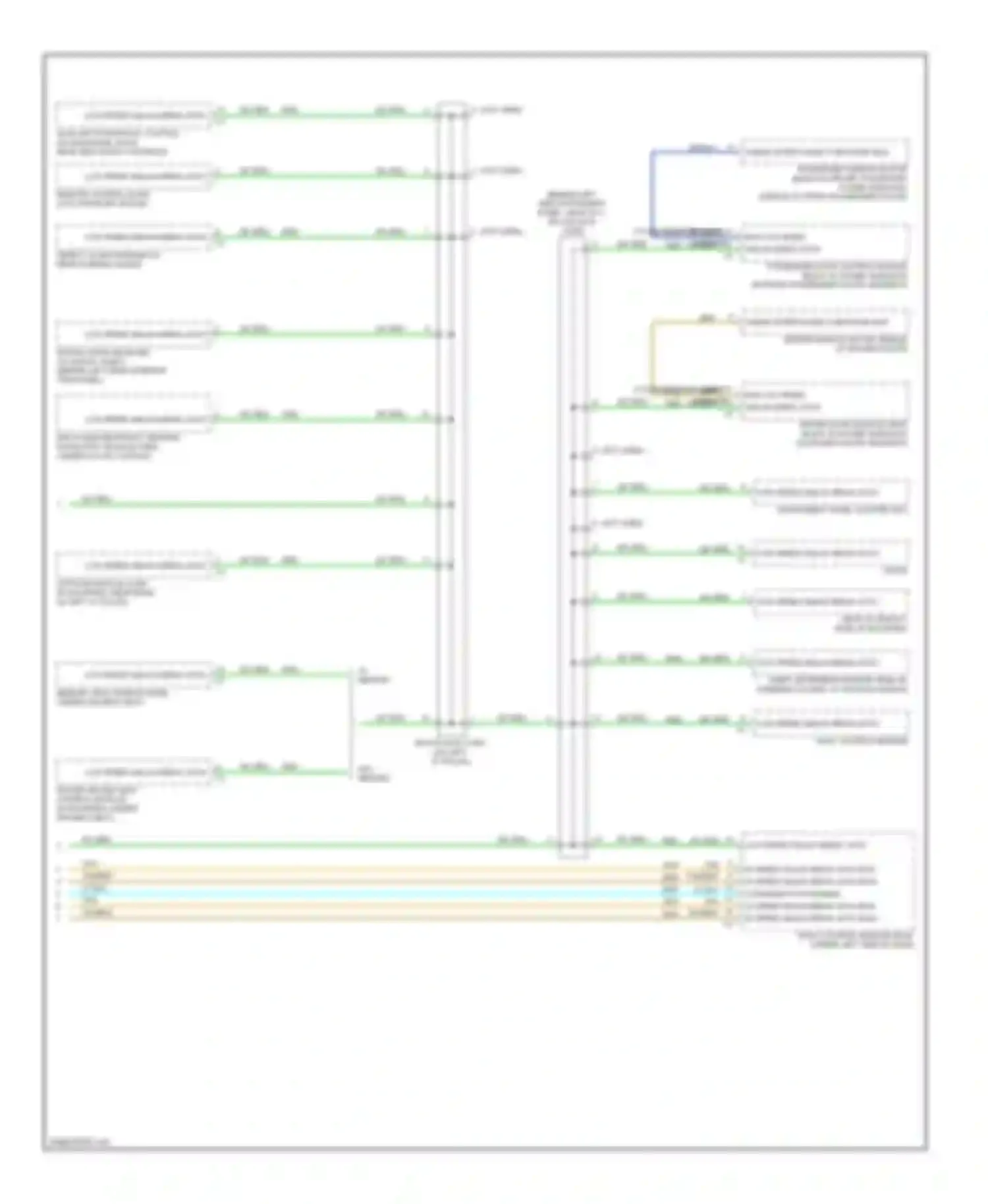 Wiring diagram 3 9 linear interconnect network bus low speed gmlan serial data for Saturn Outlook I (2006-2010) (1 of 1)
