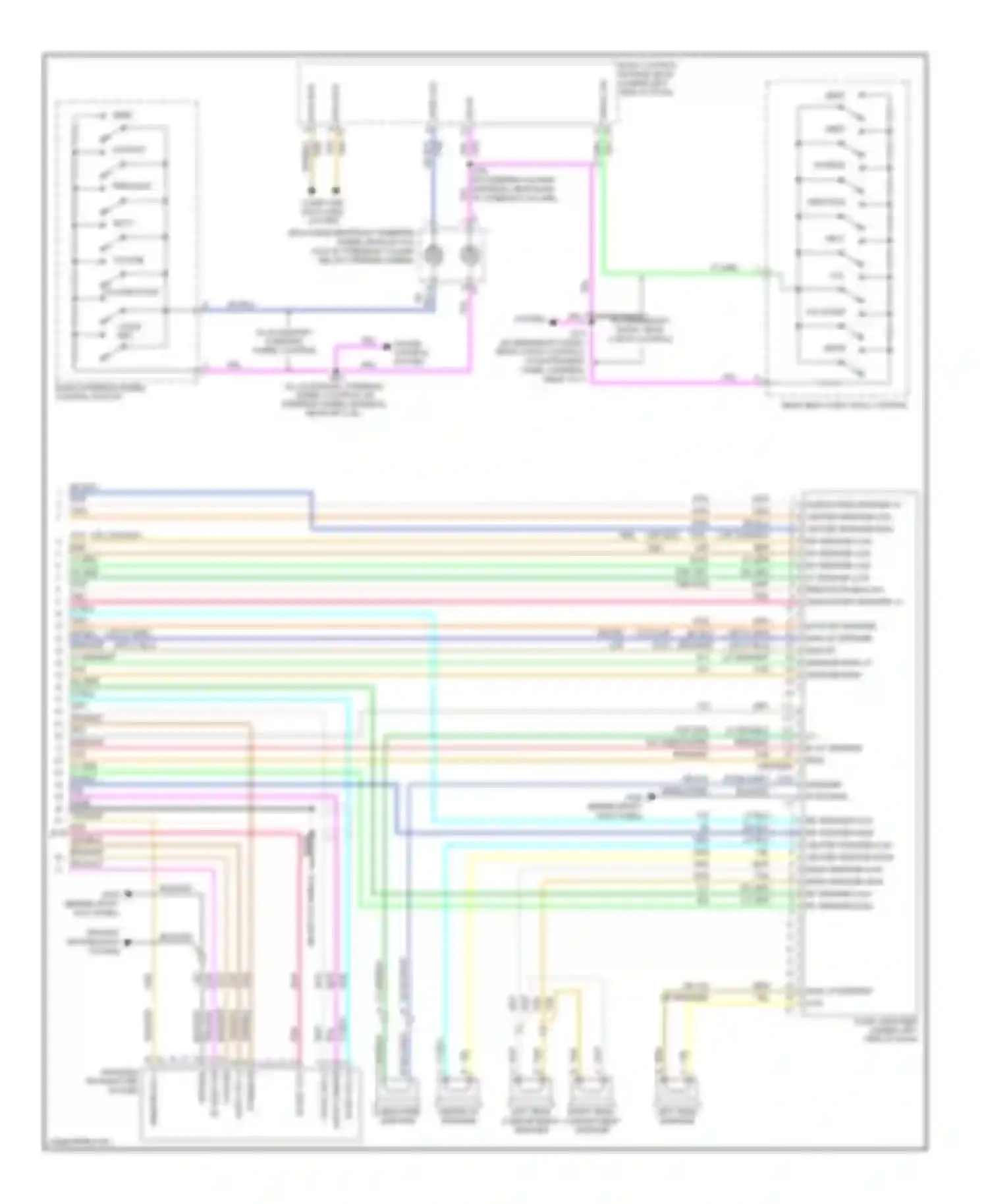 Wiring diagram audio sig + for Saturn Outlook I (2006-2010) (4 of 4)