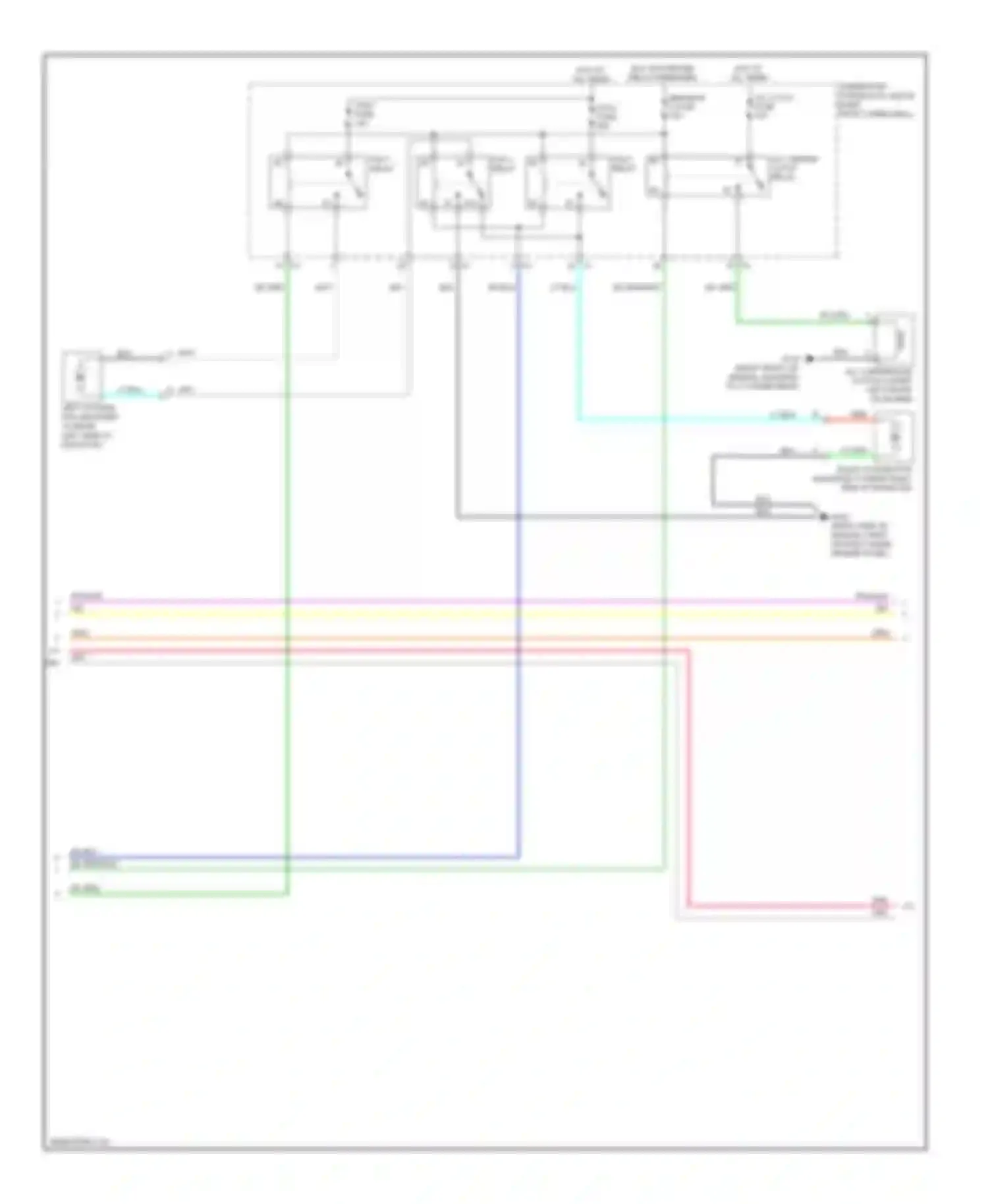 Wiring diagram fan 2 relay for Saturn Outlook I (2006-2010) (1 of 5)