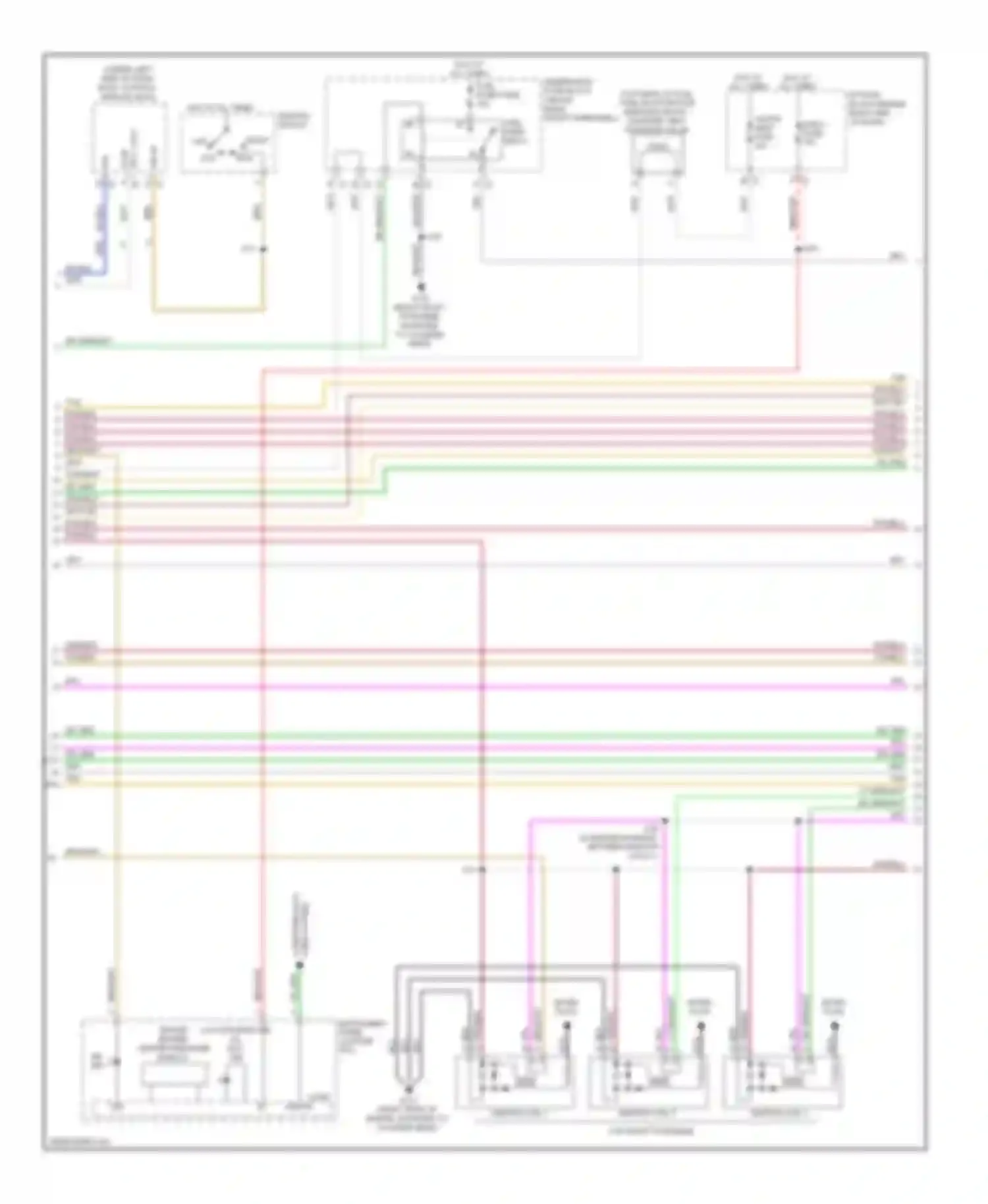 Wiring diagram lines system for Saturn Outlook I (2006-2010) (1 of 1)