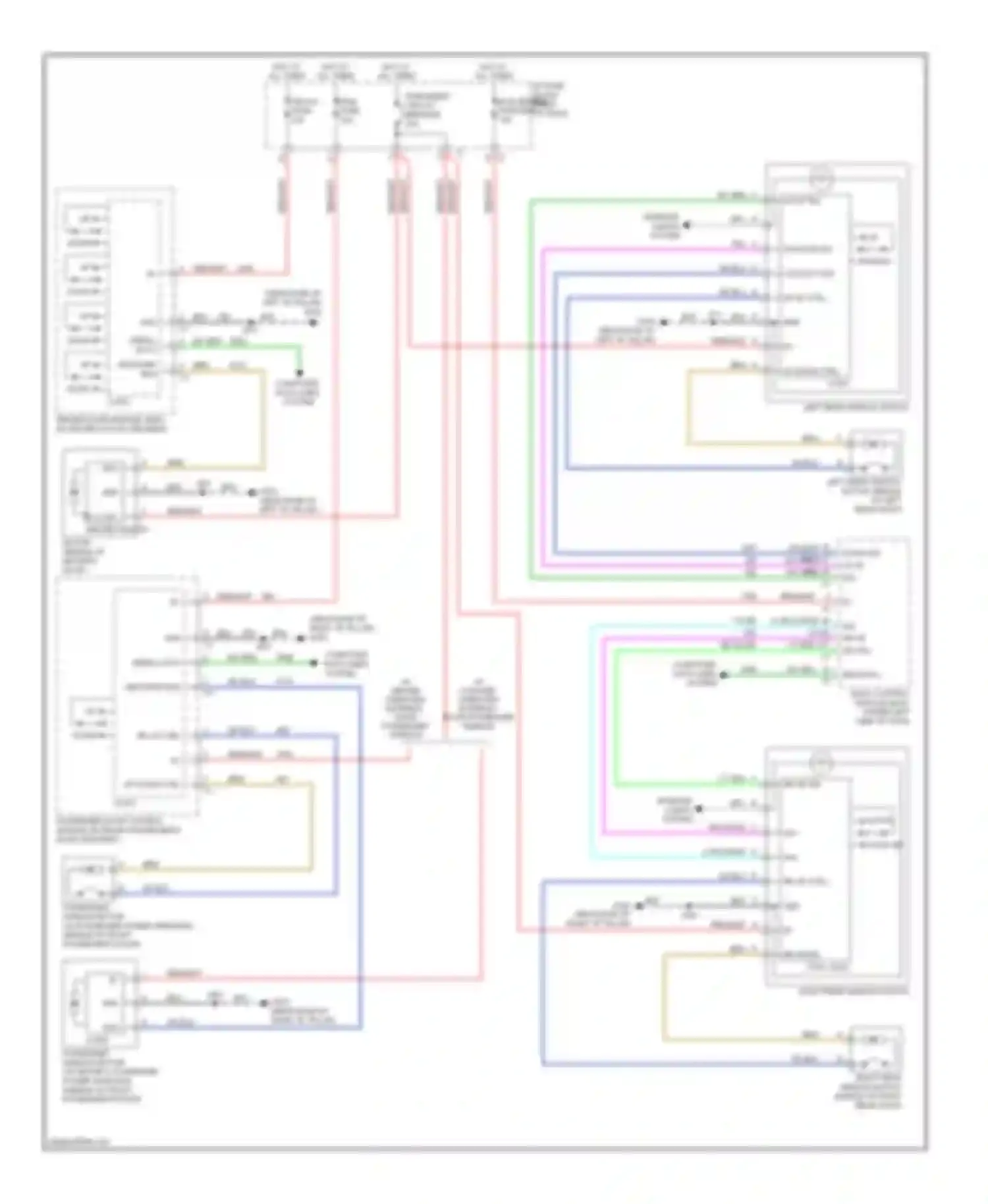 Wiring diagram rf up ctrl for Saturn Outlook I (2006-2010) (1 of 2)