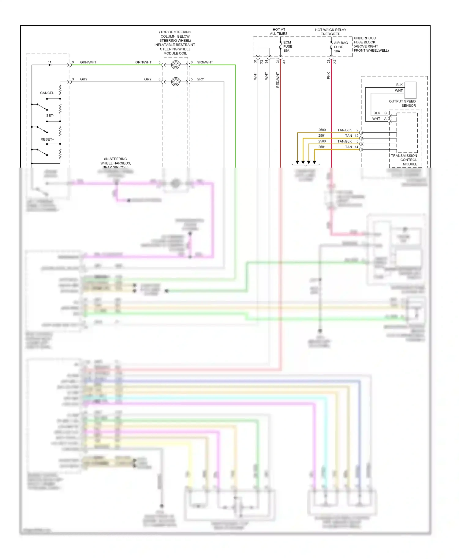 Wiring diagram tan/blk for Saturn Outlook I (2006-2010) (15 of 36)