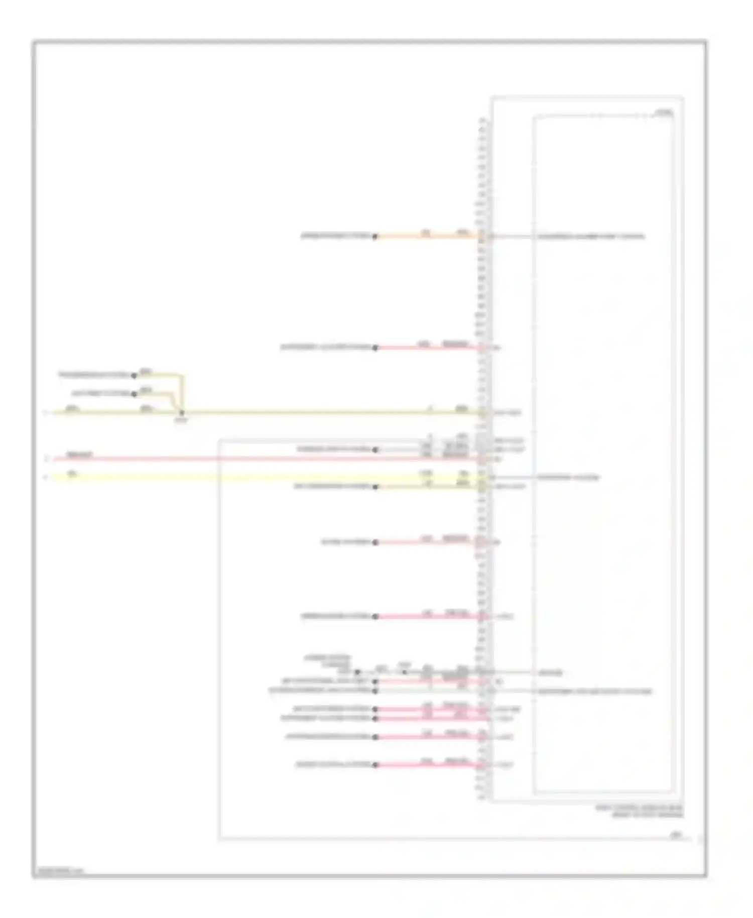 Sky Saturn I (2006-2009): Body control modules circuit (3 of 4)