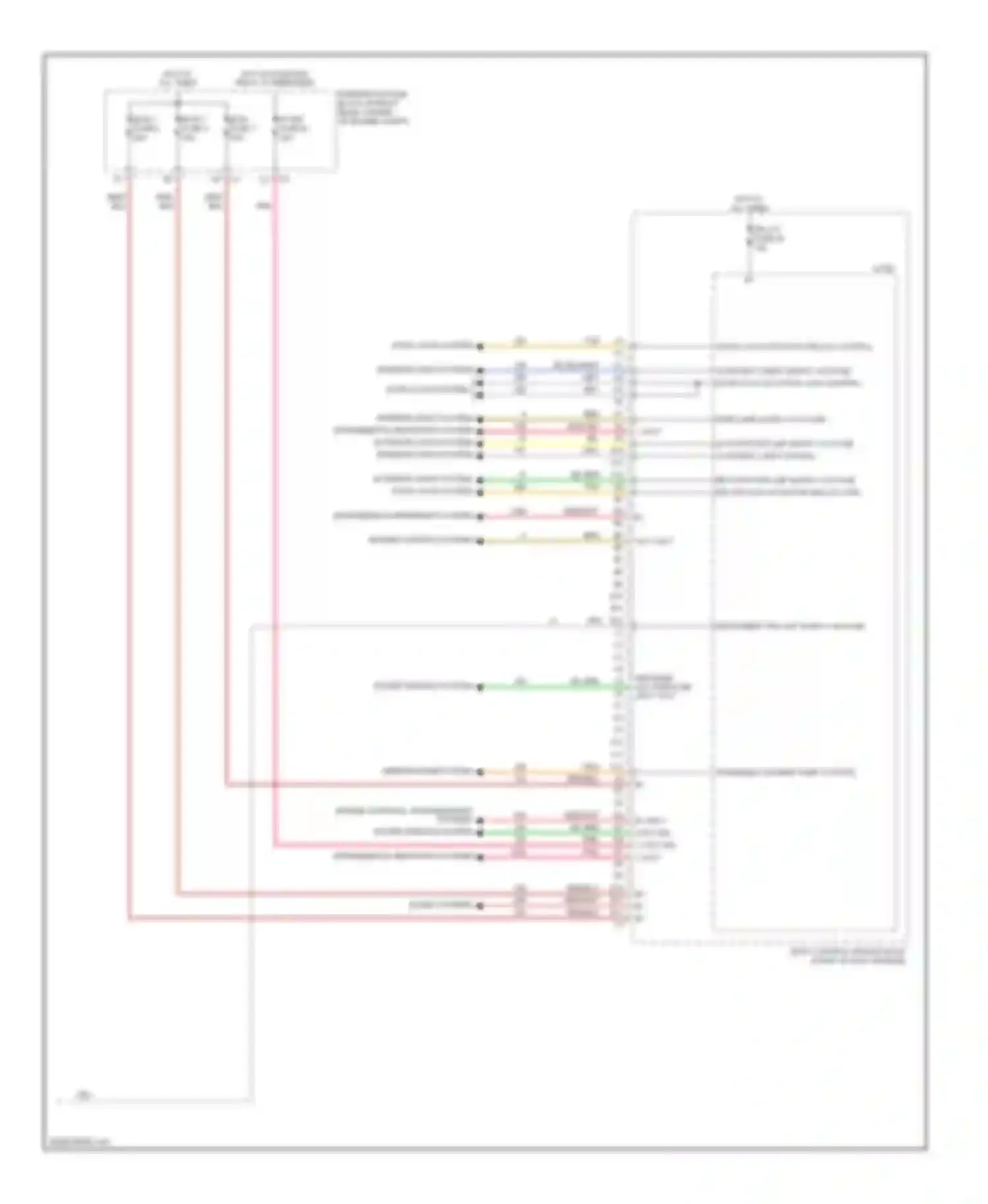 Sky Saturn I (2006-2009): Body control modules circuit (4 of 4)