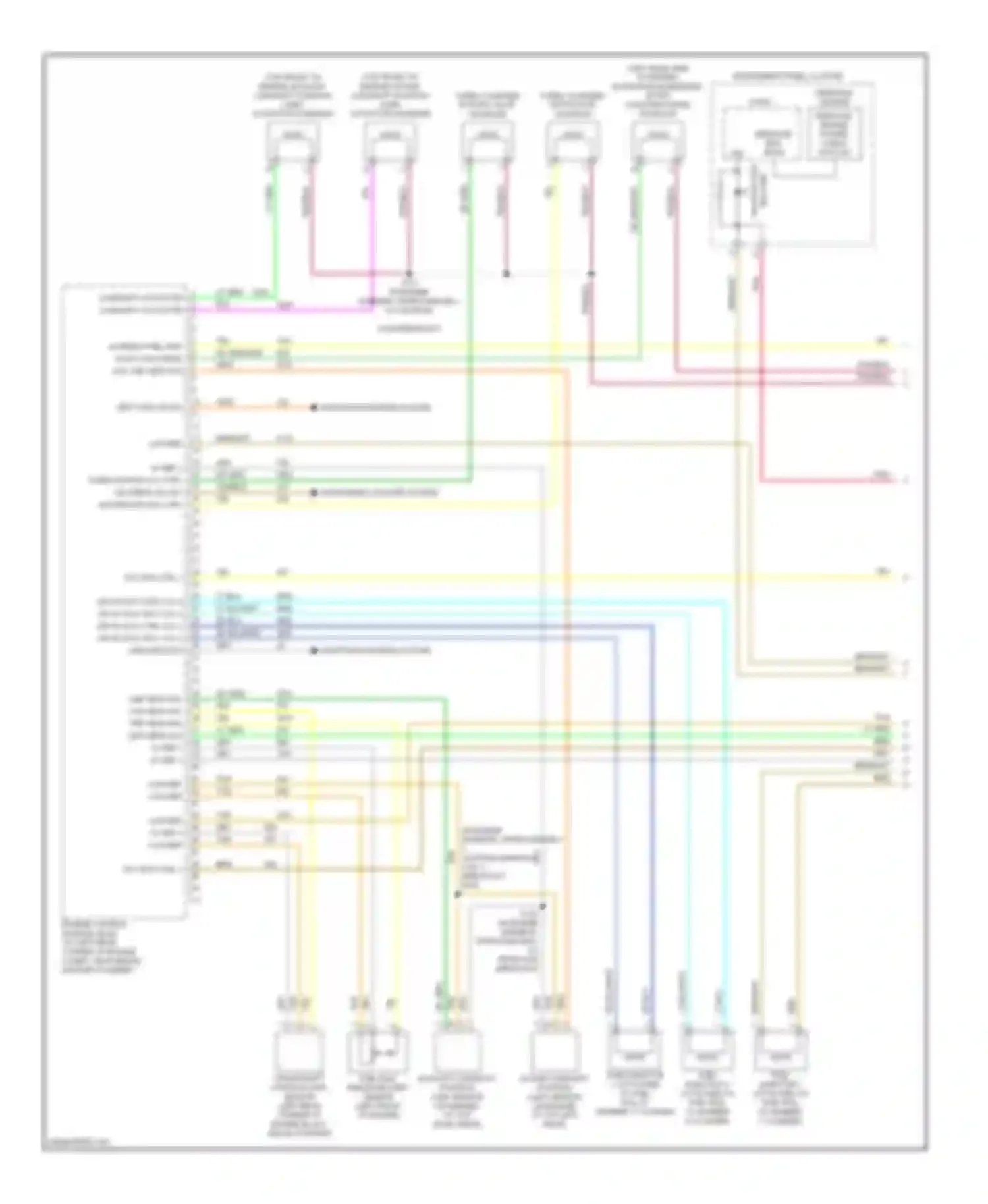Sky Saturn I (2006-2009): Wiring diagram engine performance 2.0l vin m (1 of 4)