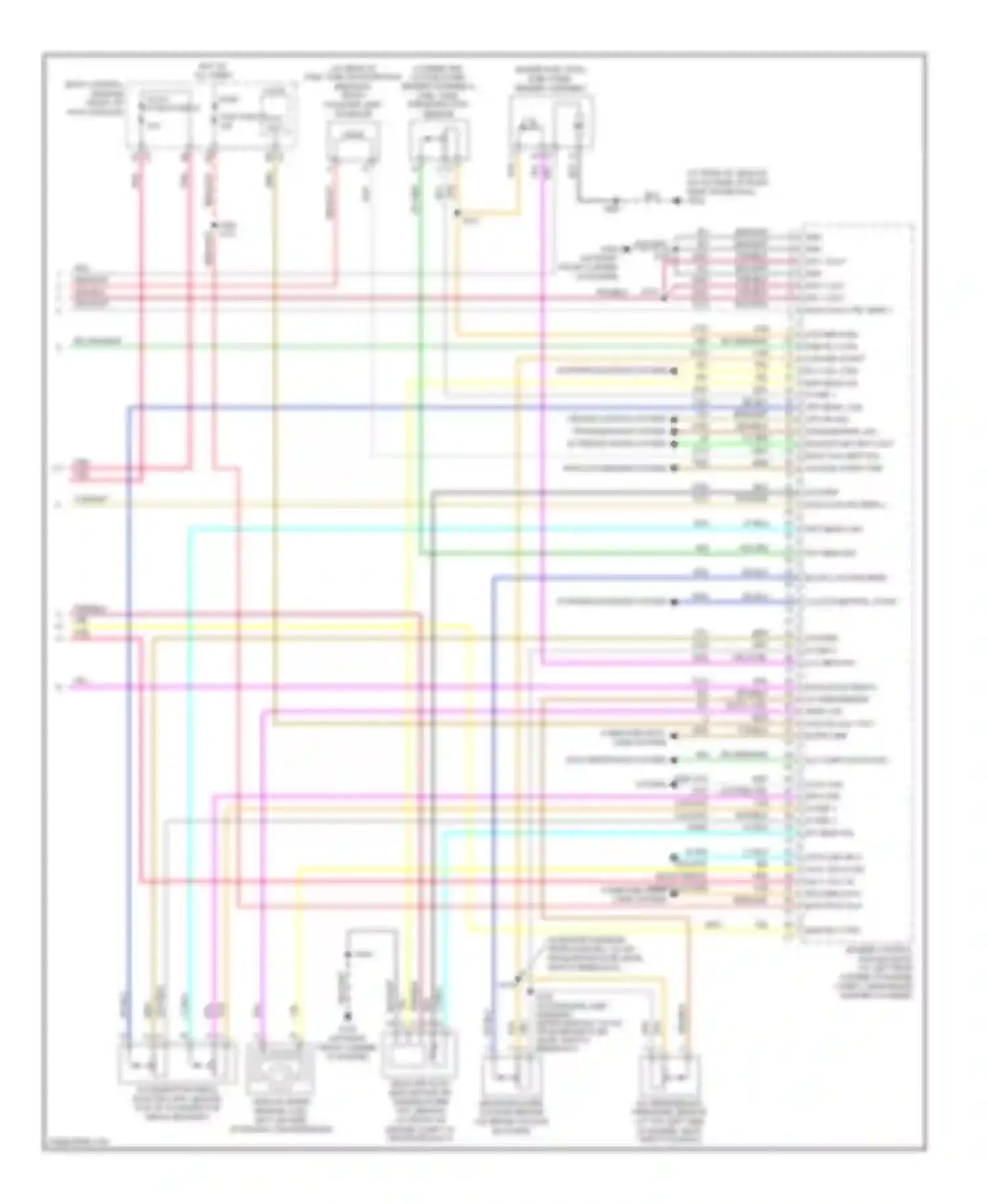Sky Saturn I (2006-2009): Wiring diagram engine performance 2.0l vin m (4 of 4)