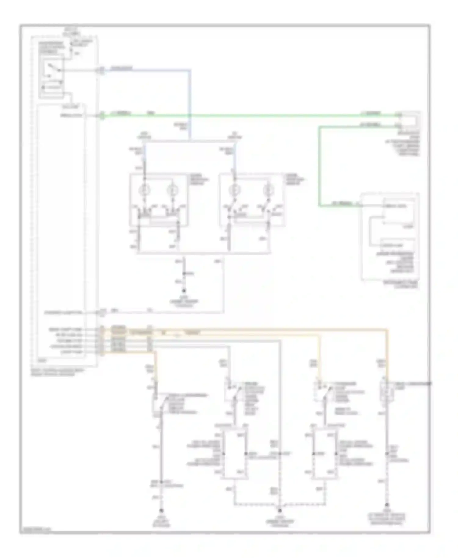 Sky Saturn I (2006-2009): Courtesy lamps circuit