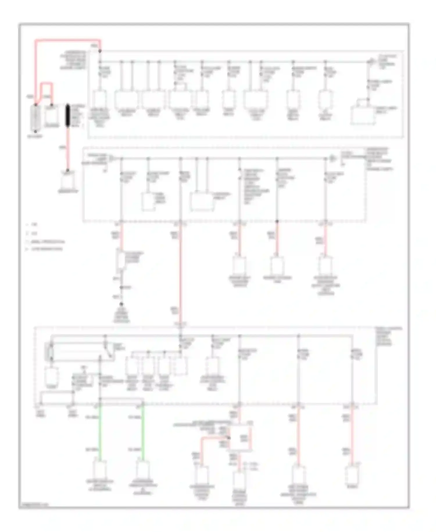 Sky Saturn I (2006-2009): Power distribution circuit (1 of 3)