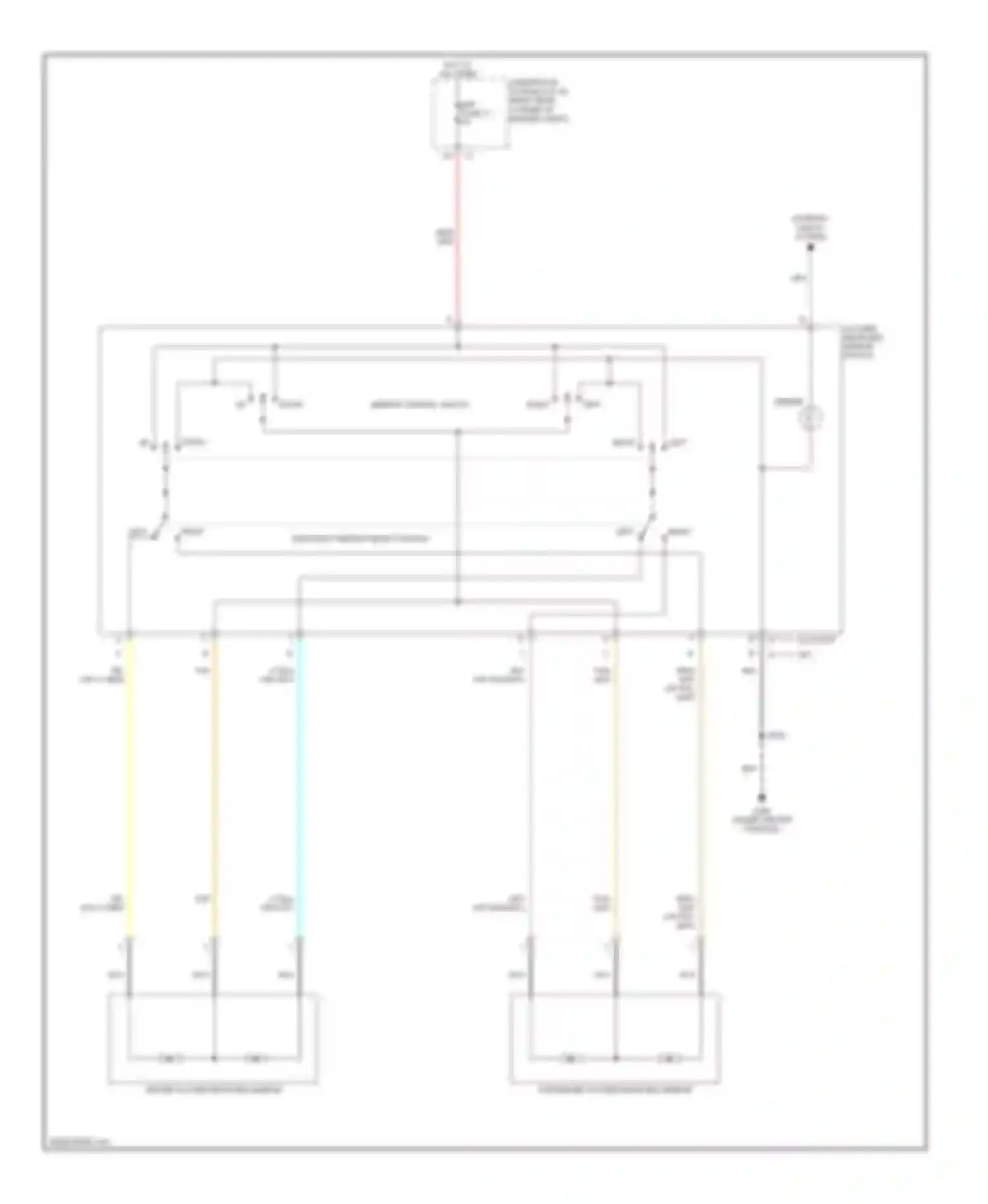 Sky Saturn I (2006-2009): Power mirrors circuit