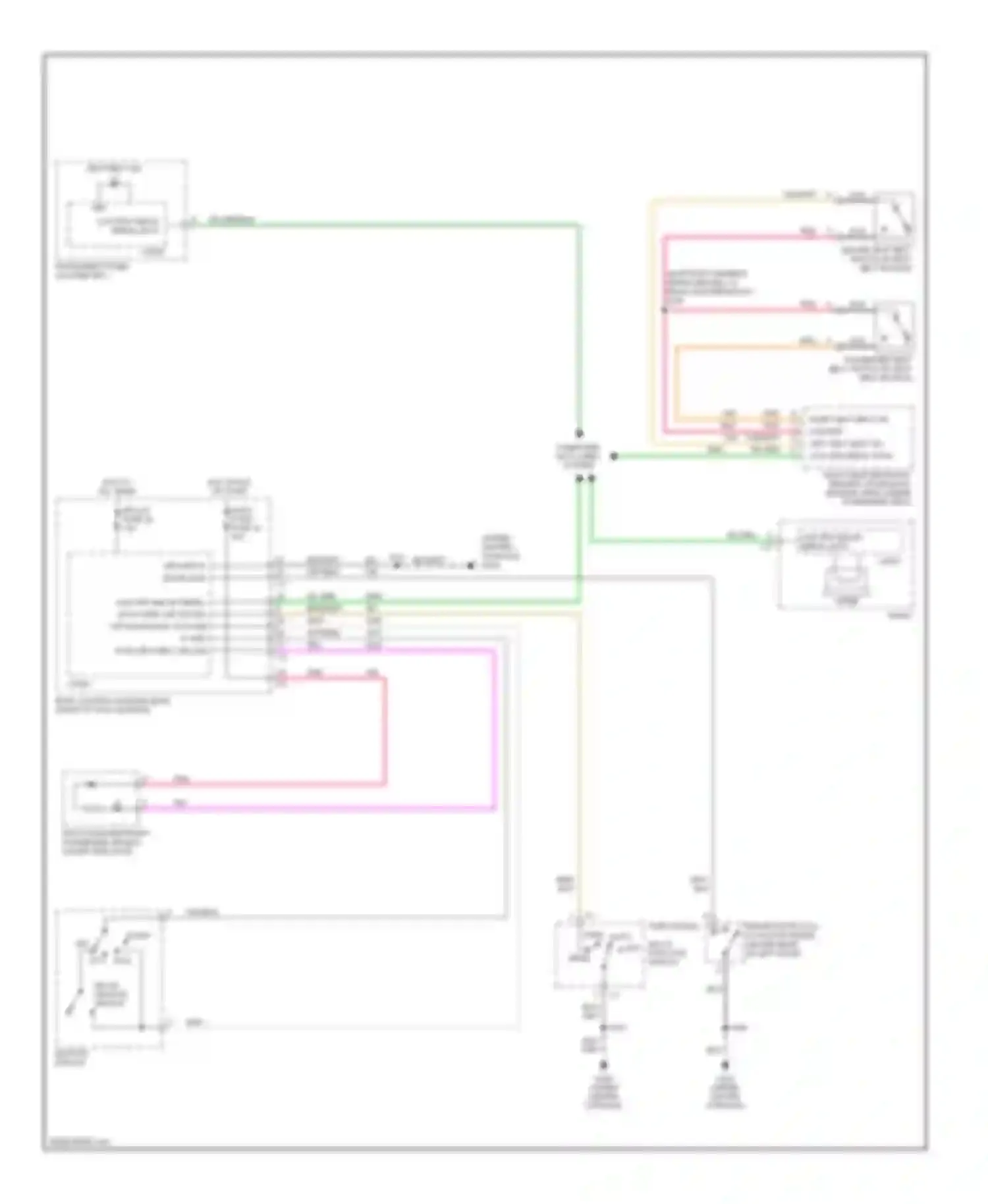 Sky Saturn I (2006-2009): Warning systems circuit