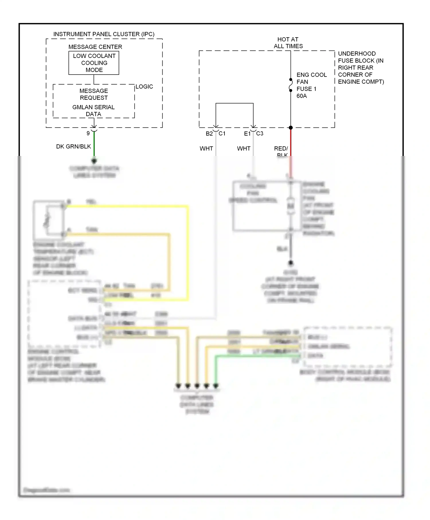 Saturn Sky I (2006-2009) computer data lines system wiring diagram  (3 of 26)