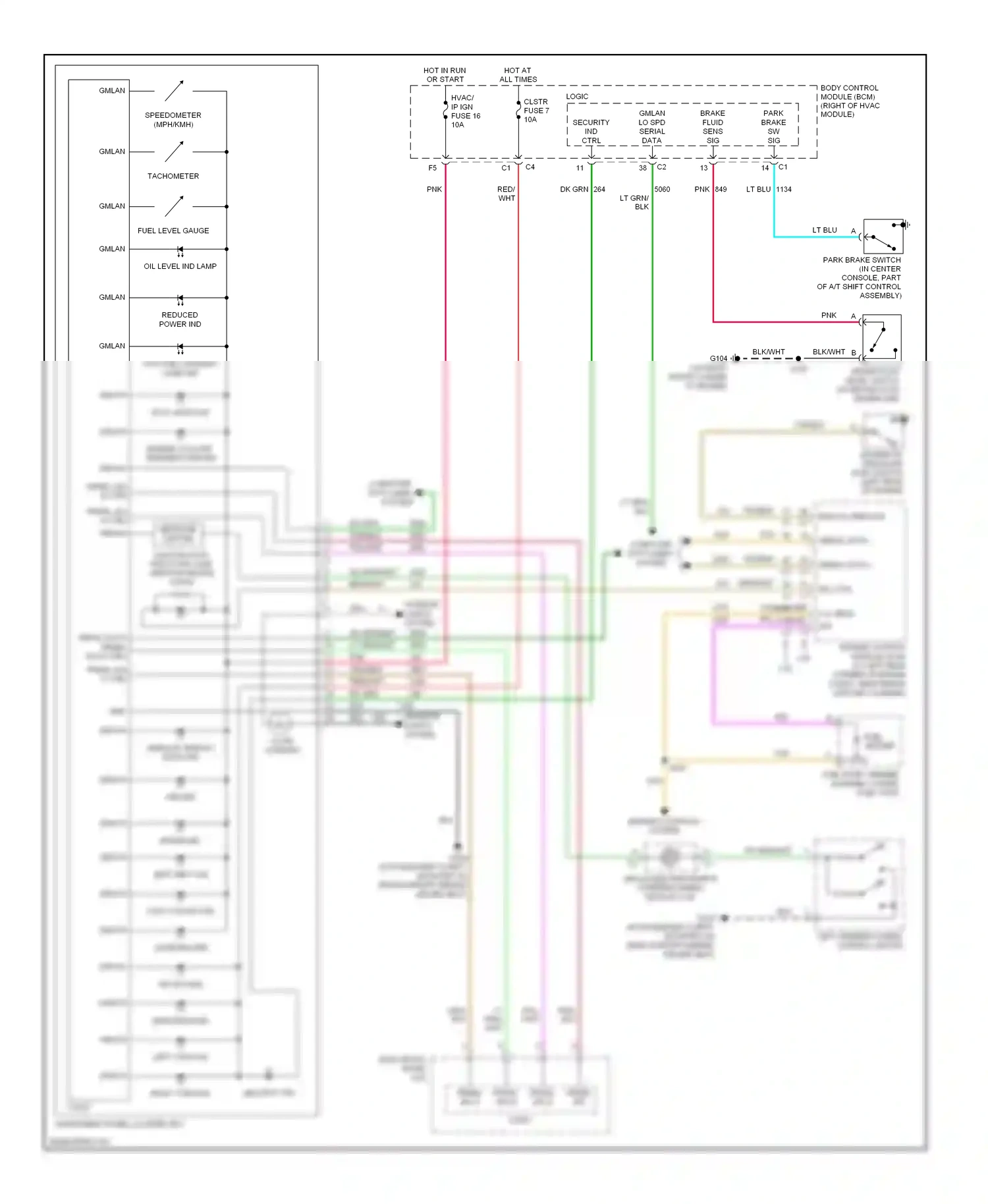Saturn Sky I (2006-2009) computer data lines system wiring diagram  (16 of 26)