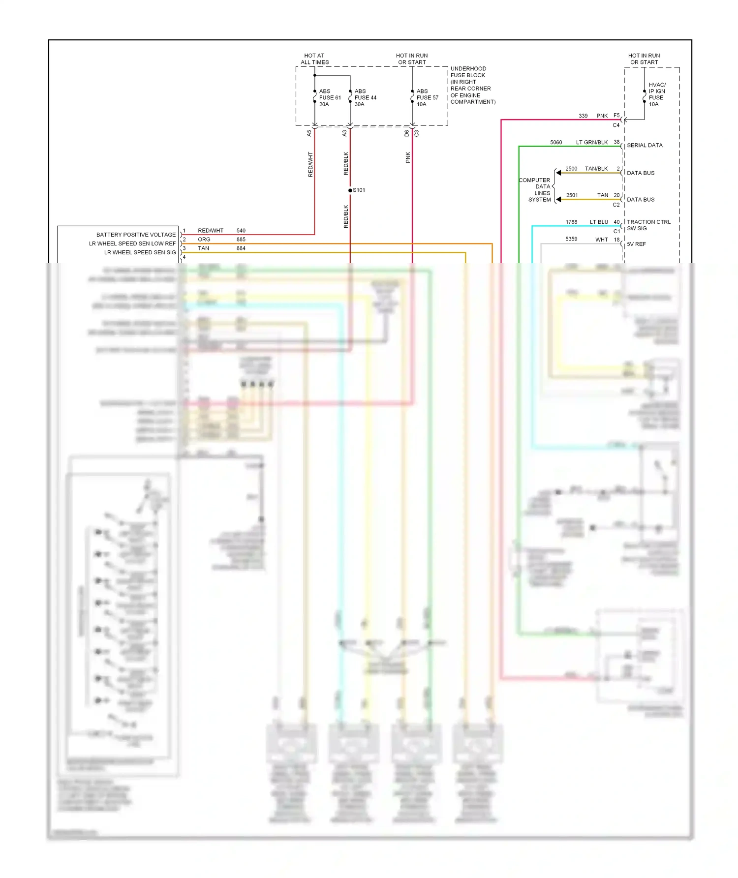 Saturn Sky I (2006-2009) computer data lines system wiring diagram  (5 of 26)