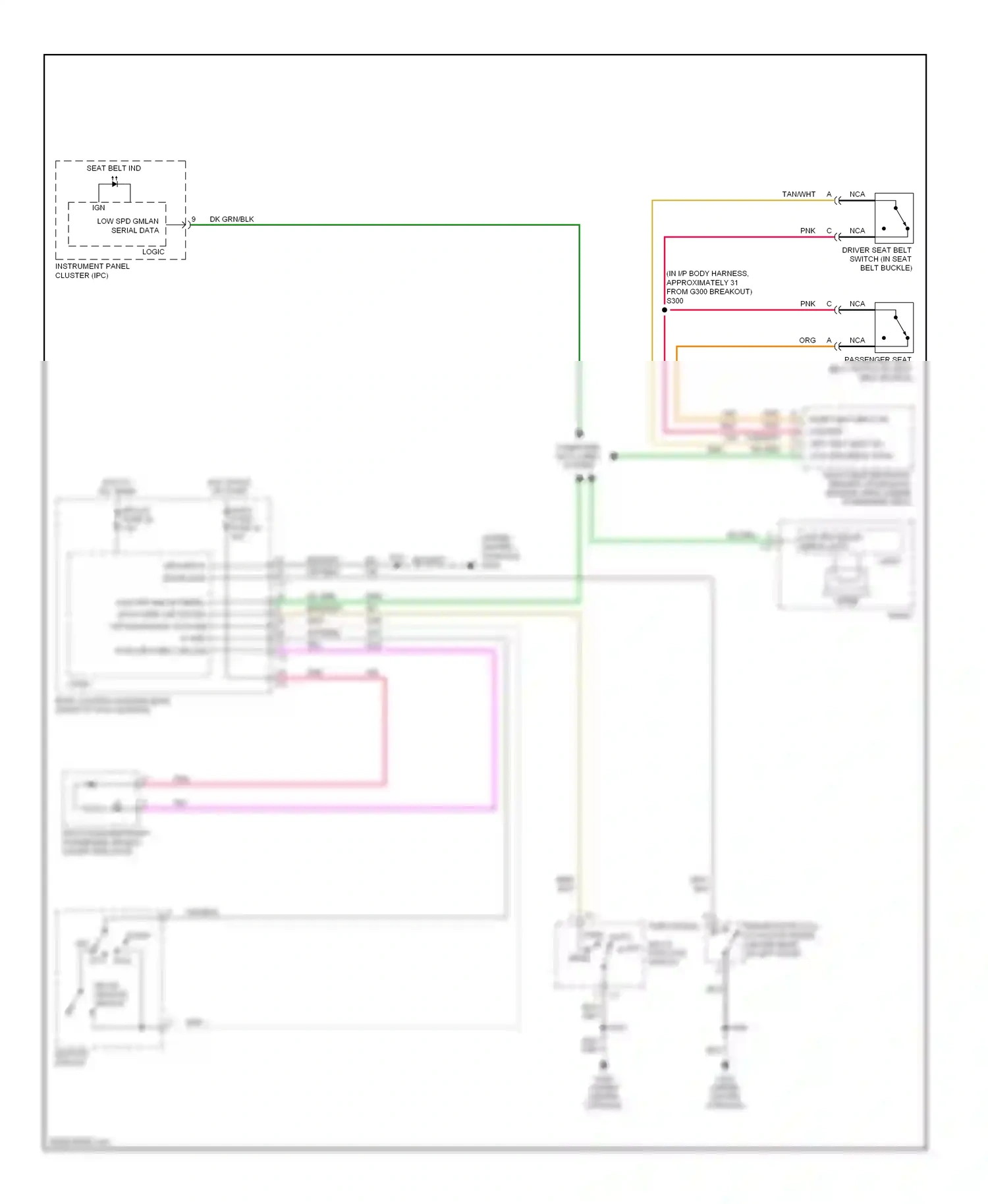 Saturn Sky I (2006-2009) ignition switch wiring diagram  (5 of 5)