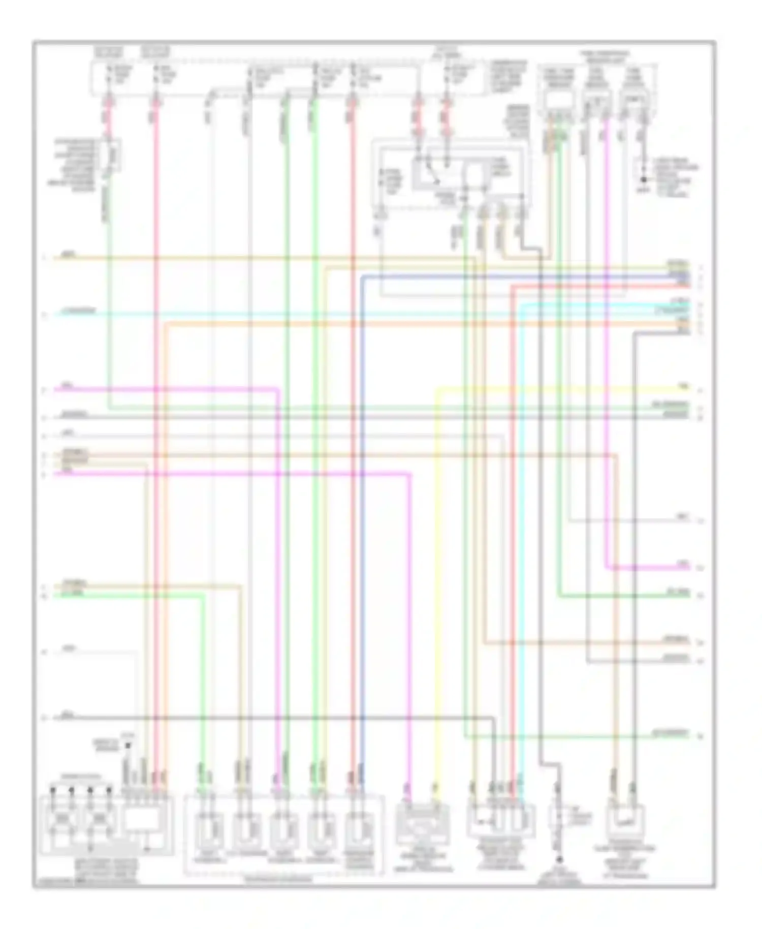 SL Saturn II (1996-2002): Wiring diagram engine performance 1.9l vin 8s (2 of 3)