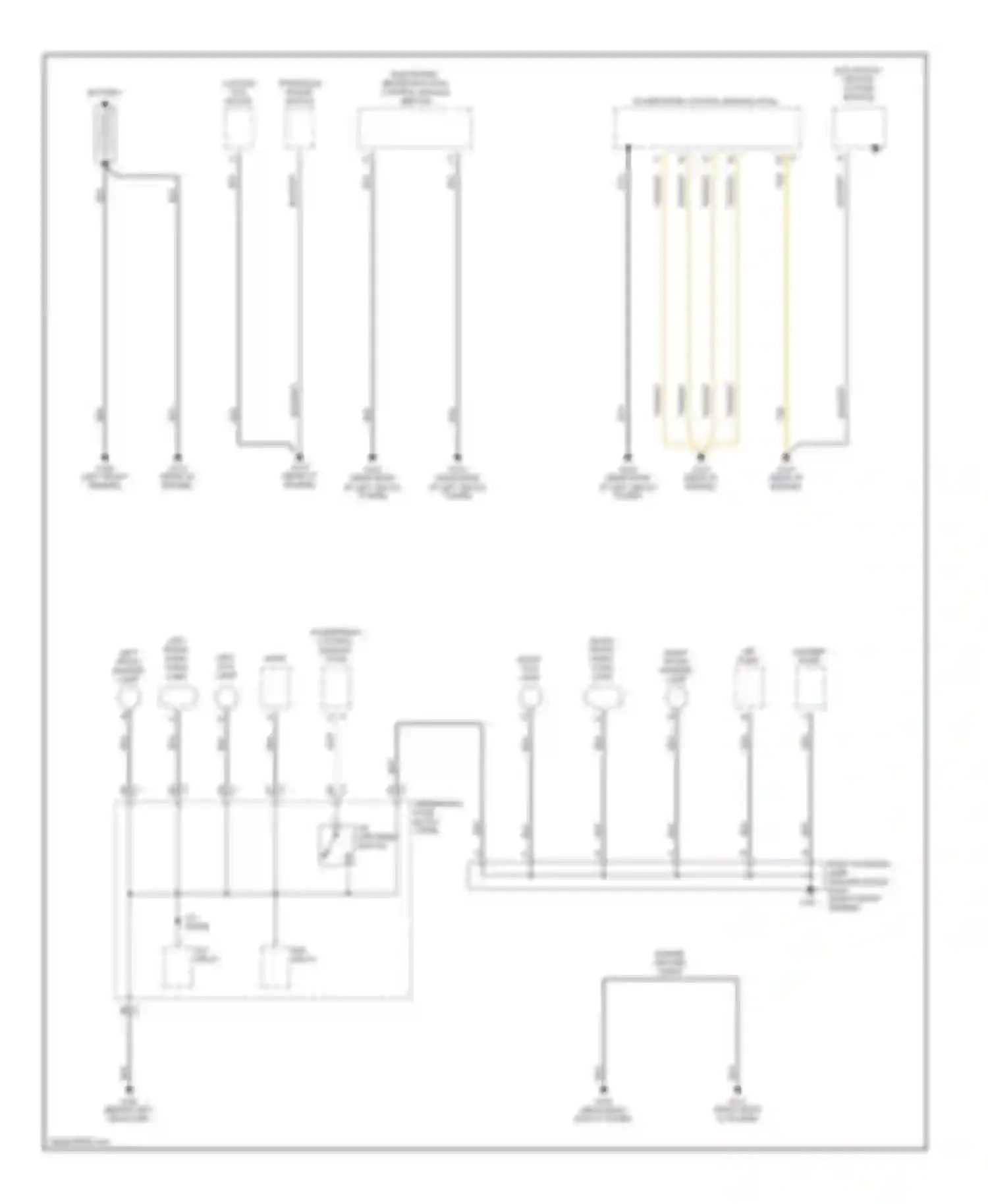 SL Saturn II (1996-2002): Ground distribution circuit (1 of 3)