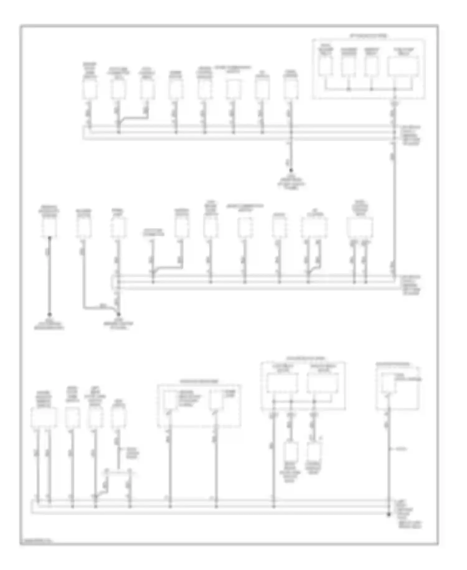 SL Saturn II (1996-2002): Ground distribution circuit (2 of 3)