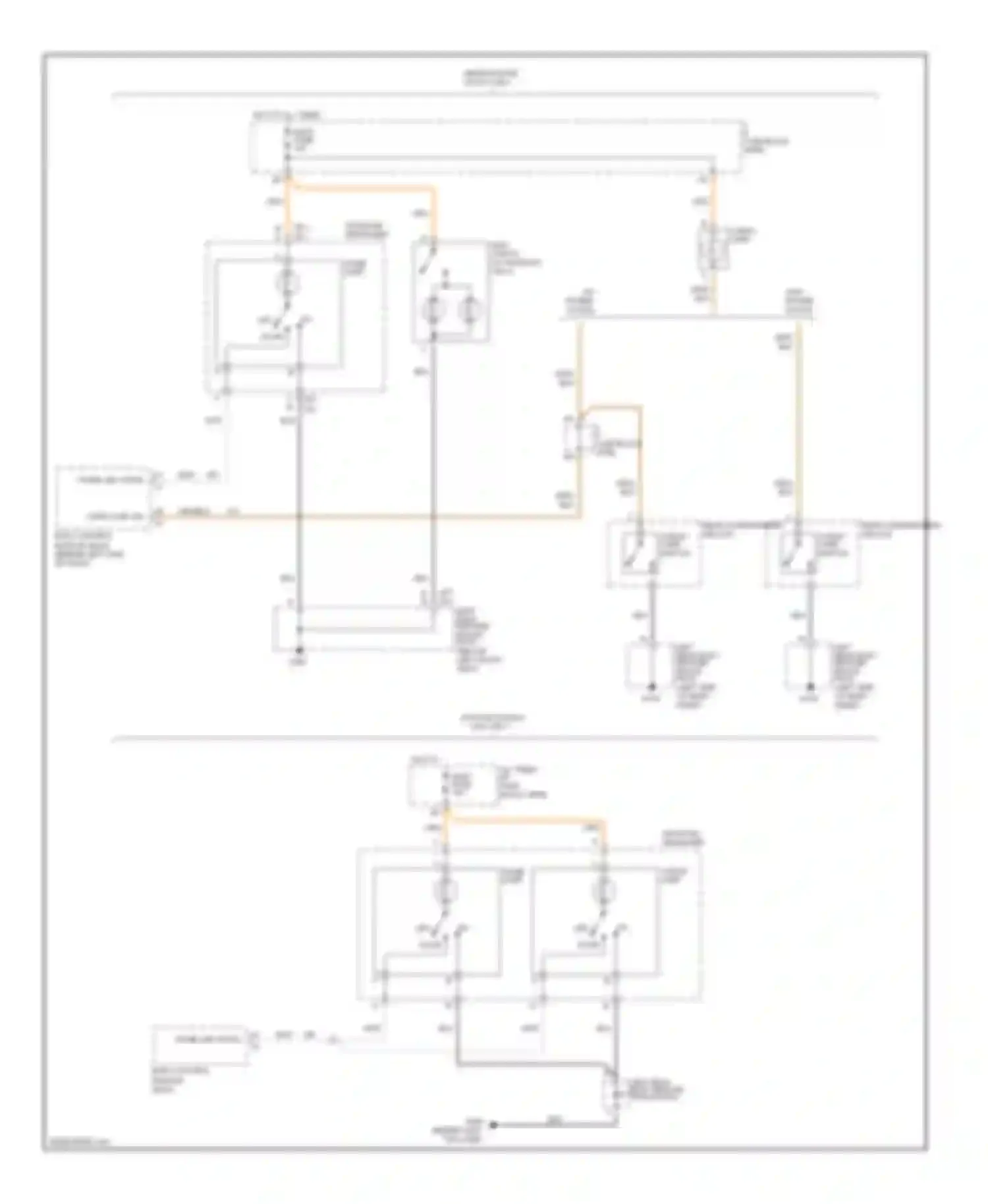 SL Saturn II (1996-2002): Interior light circuit (2 of 2)