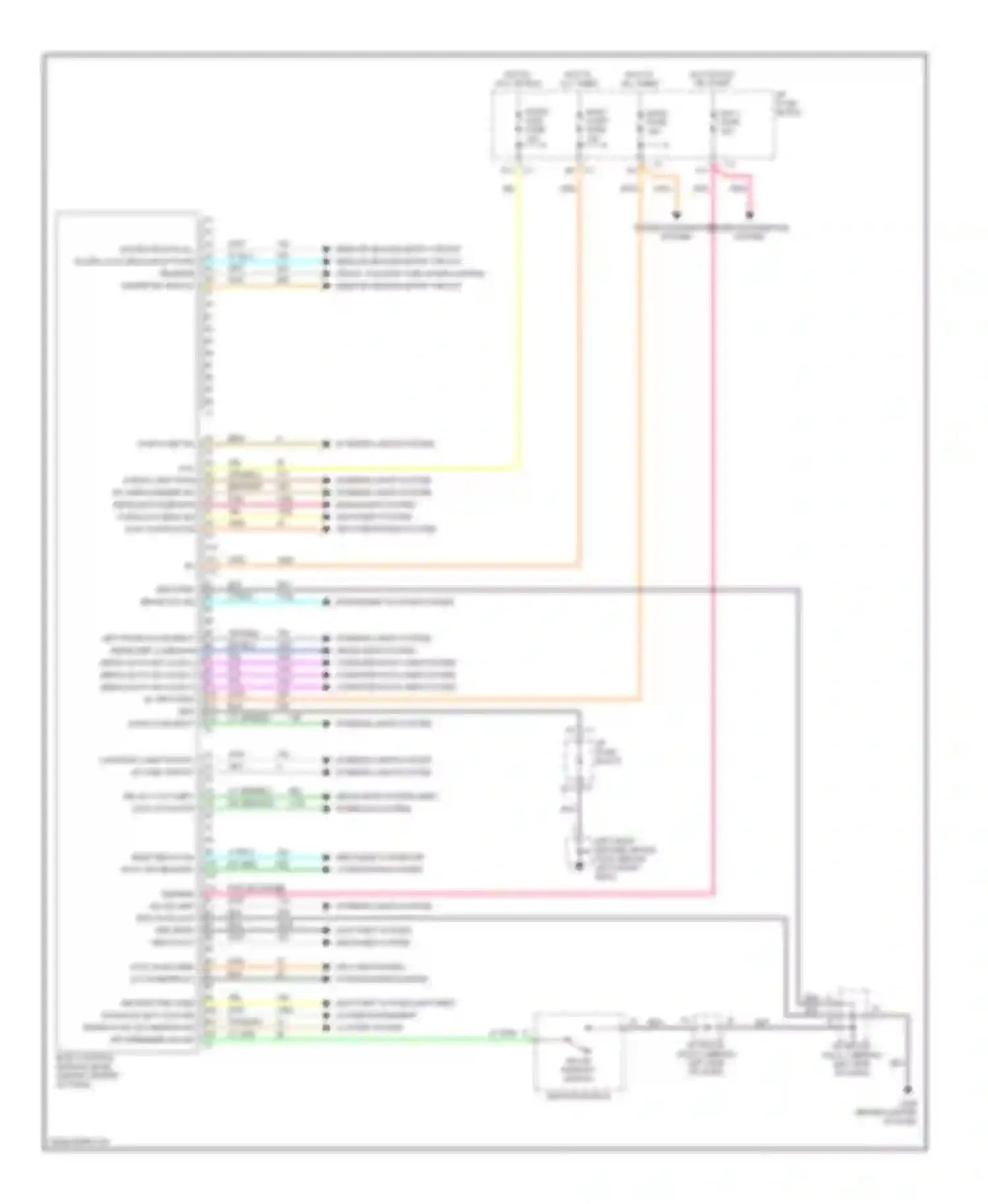 Wiring diagram air conditioning system horns system for Saturn SL II (1996-2002) (1 of 1)