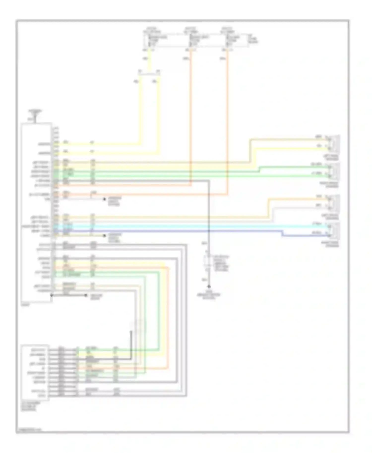 Wiring diagram brn/wht for Saturn SL II (1996-2002) (4 of 7)