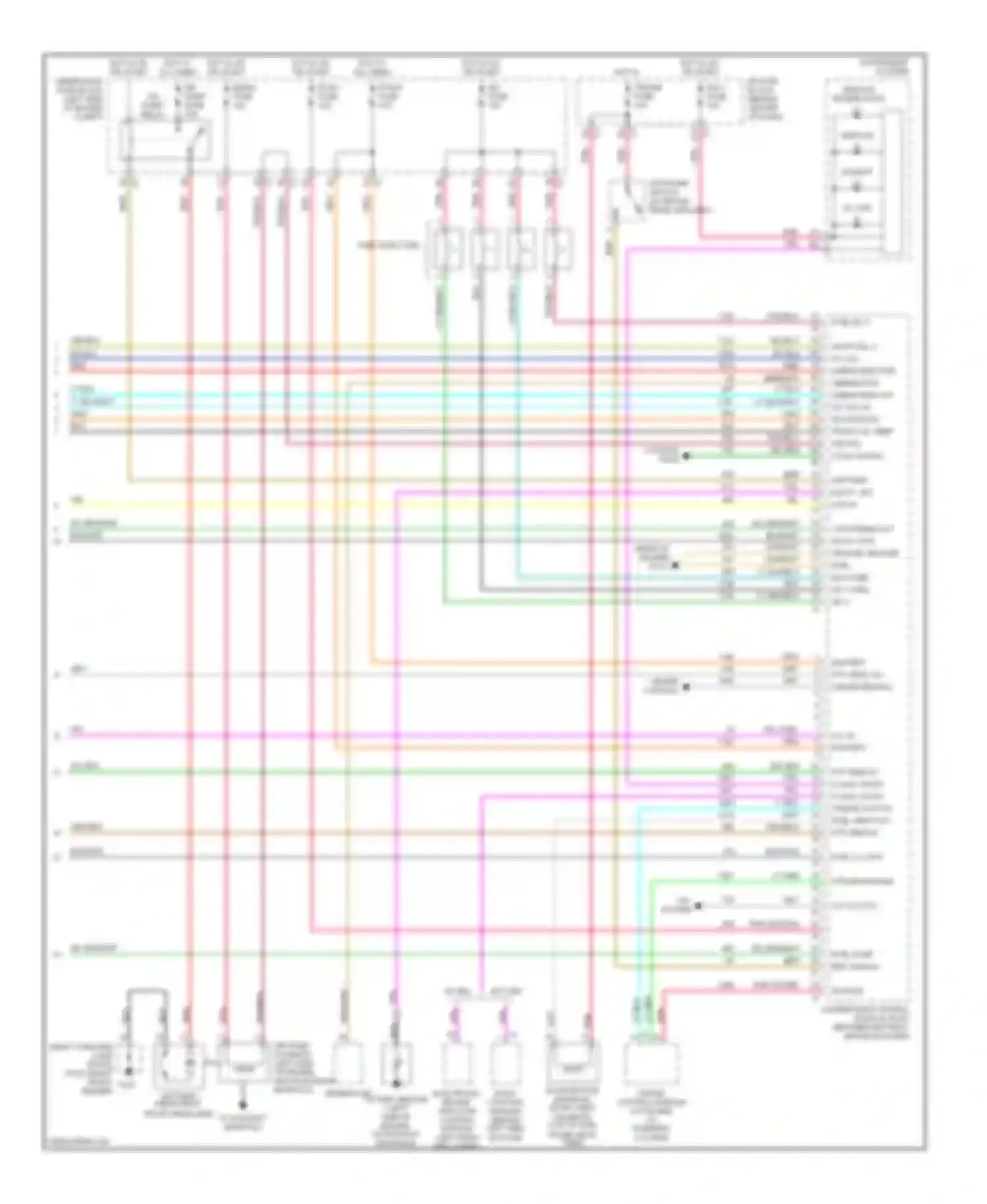 Wiring diagram brn/wht for Saturn SL II (1996-2002) (7 of 7)