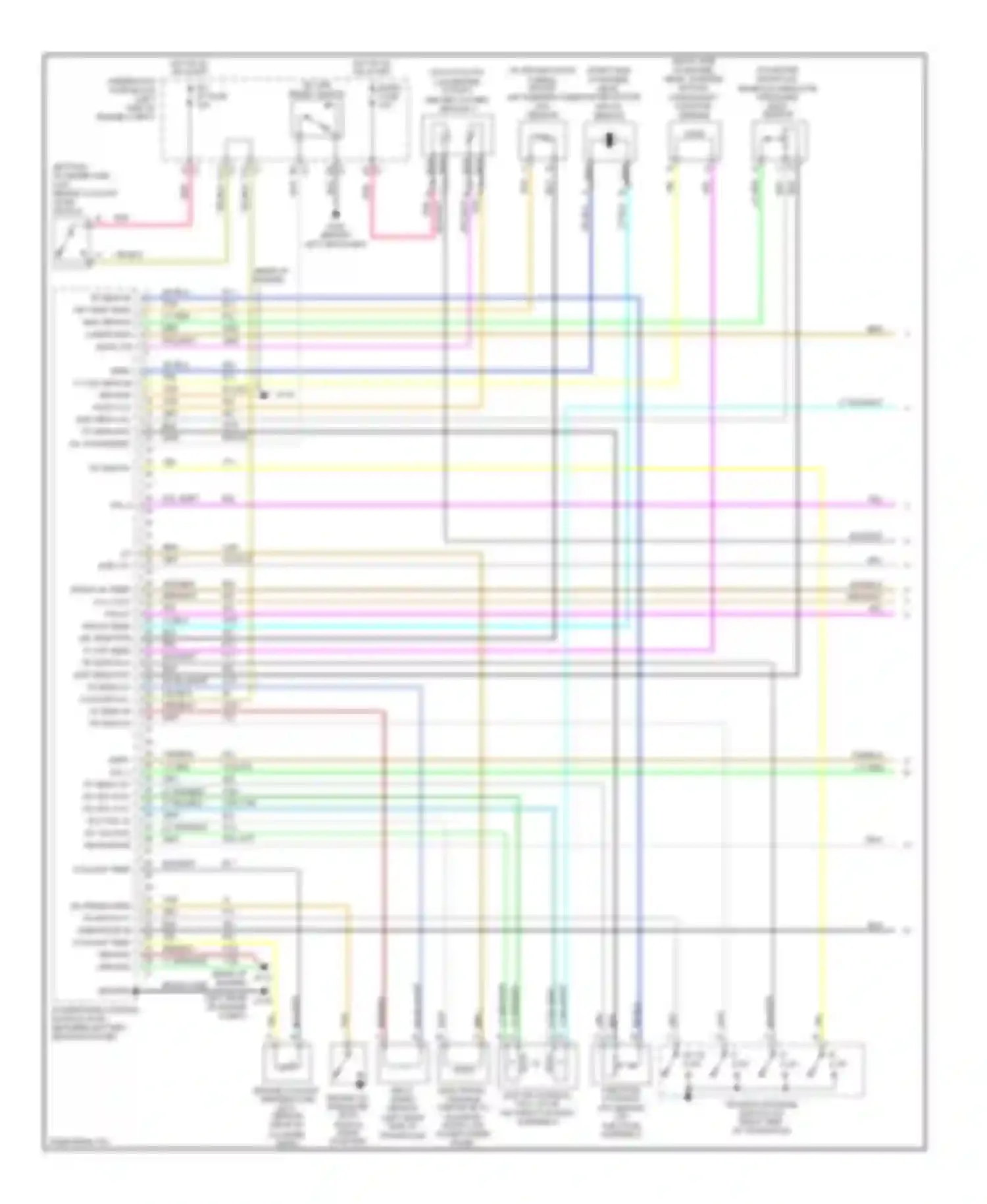 Wiring diagram hot in on or start for Saturn SL II (1996-2002) (1 of 3)