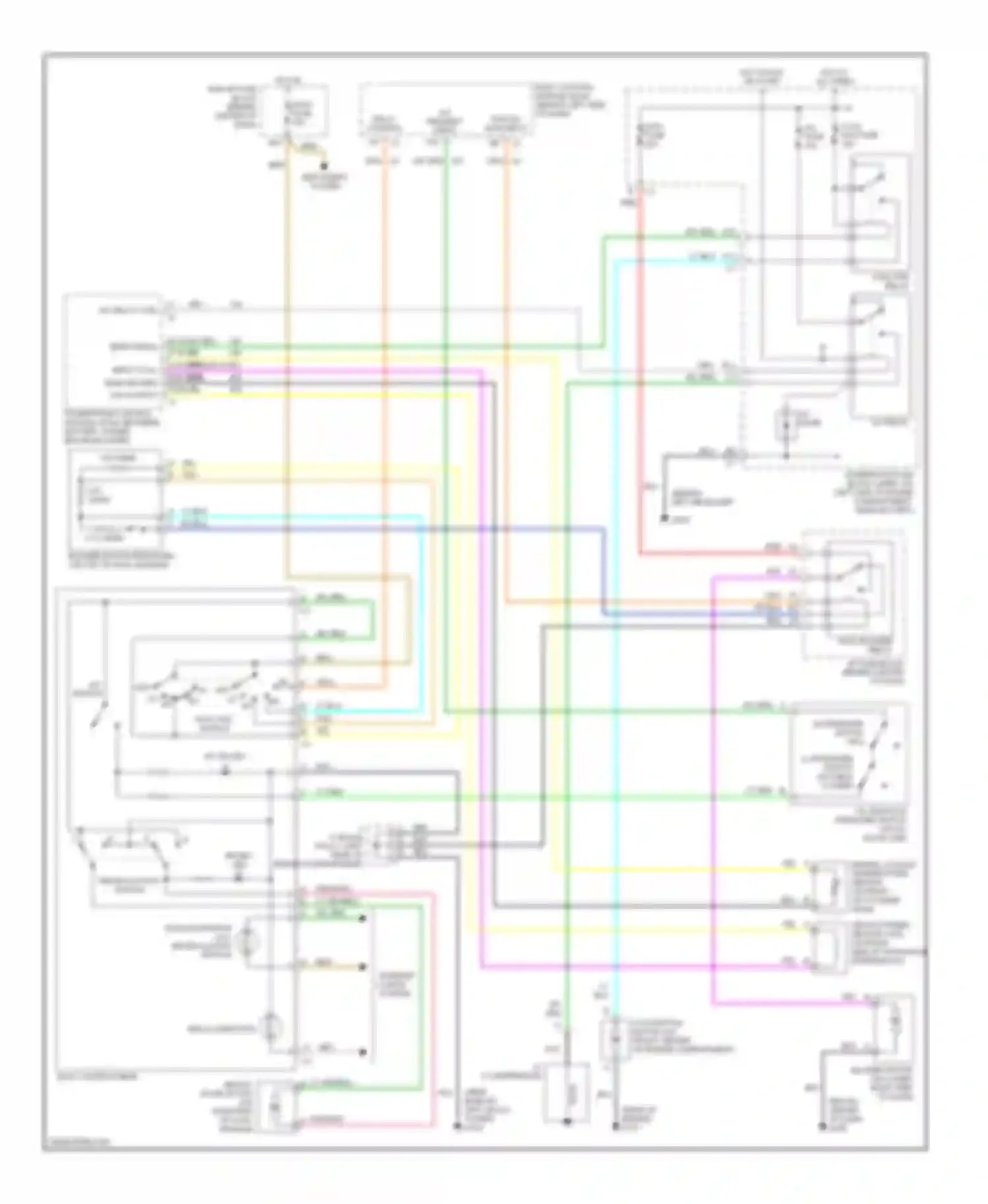 Wiring diagram nca for Saturn SL II (1996-2002) (1 of 16)