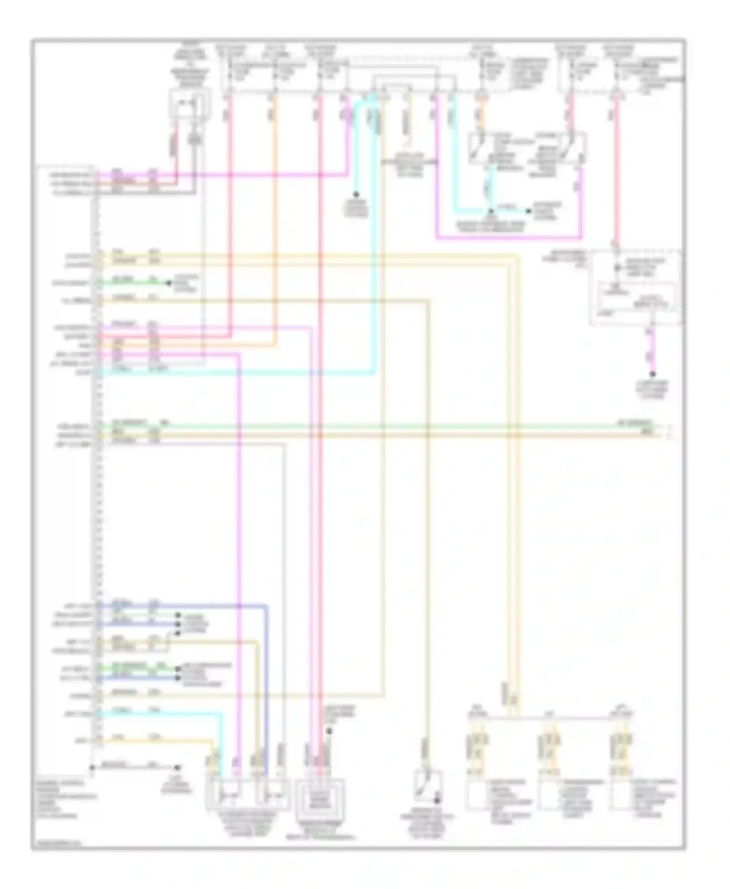 VUE Saturn I (2001-2007): Wiring diagram engine performance 2.2l vin d (1 of 3)