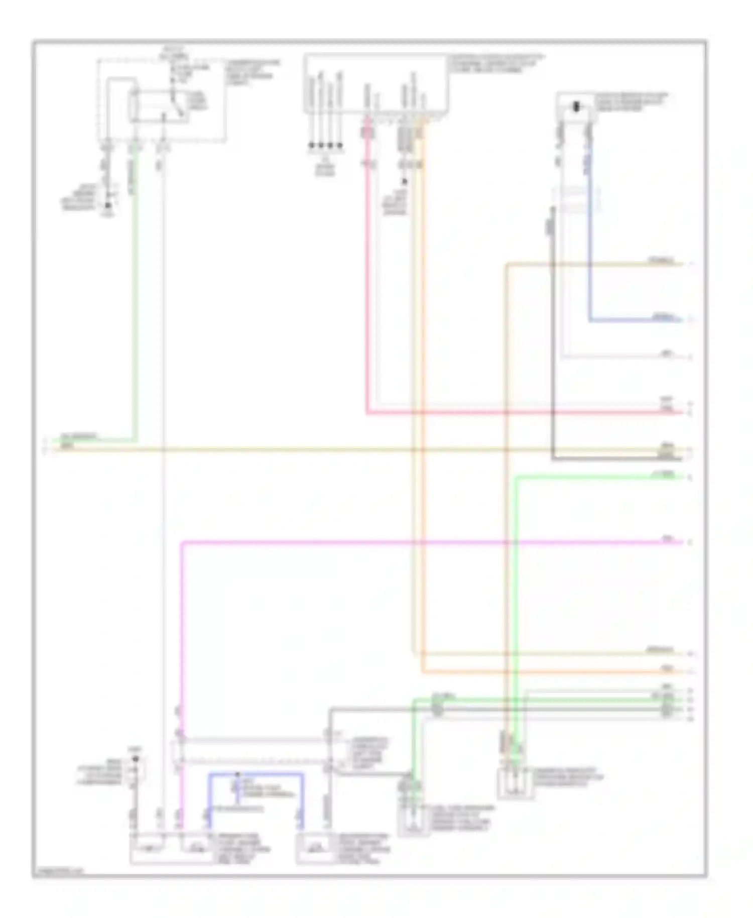 VUE Saturn I (2001-2007): Wiring diagram engine performance 2.2l vin d (2 of 3)