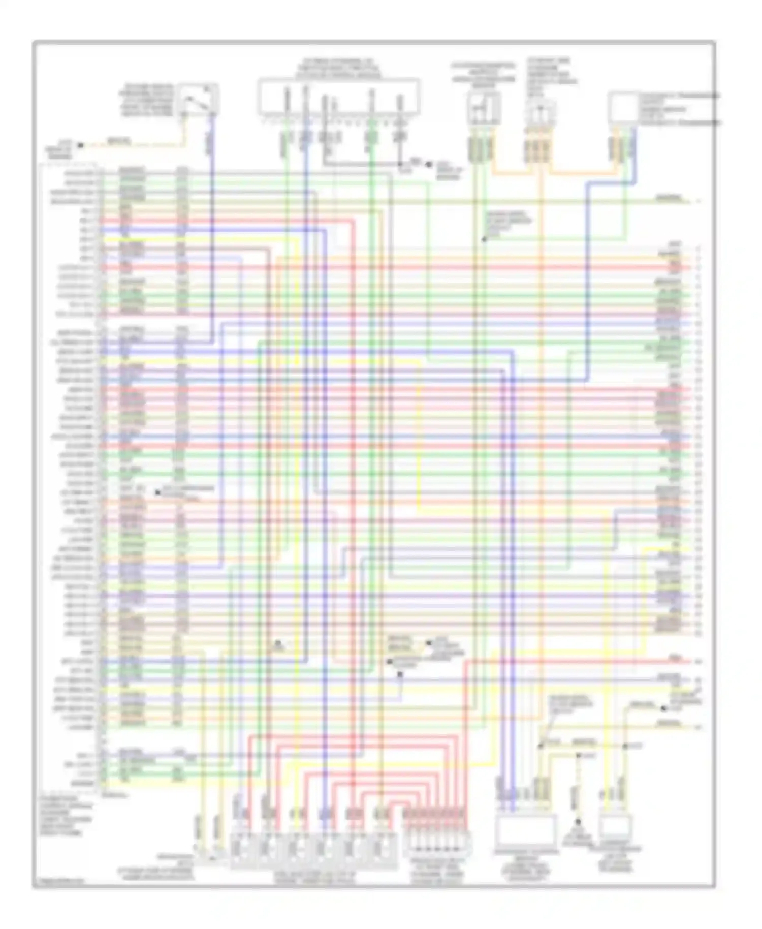 VUE Saturn I (2001-2007): Wiring diagram engine performance 3.5l vin 4 (1 of 5)