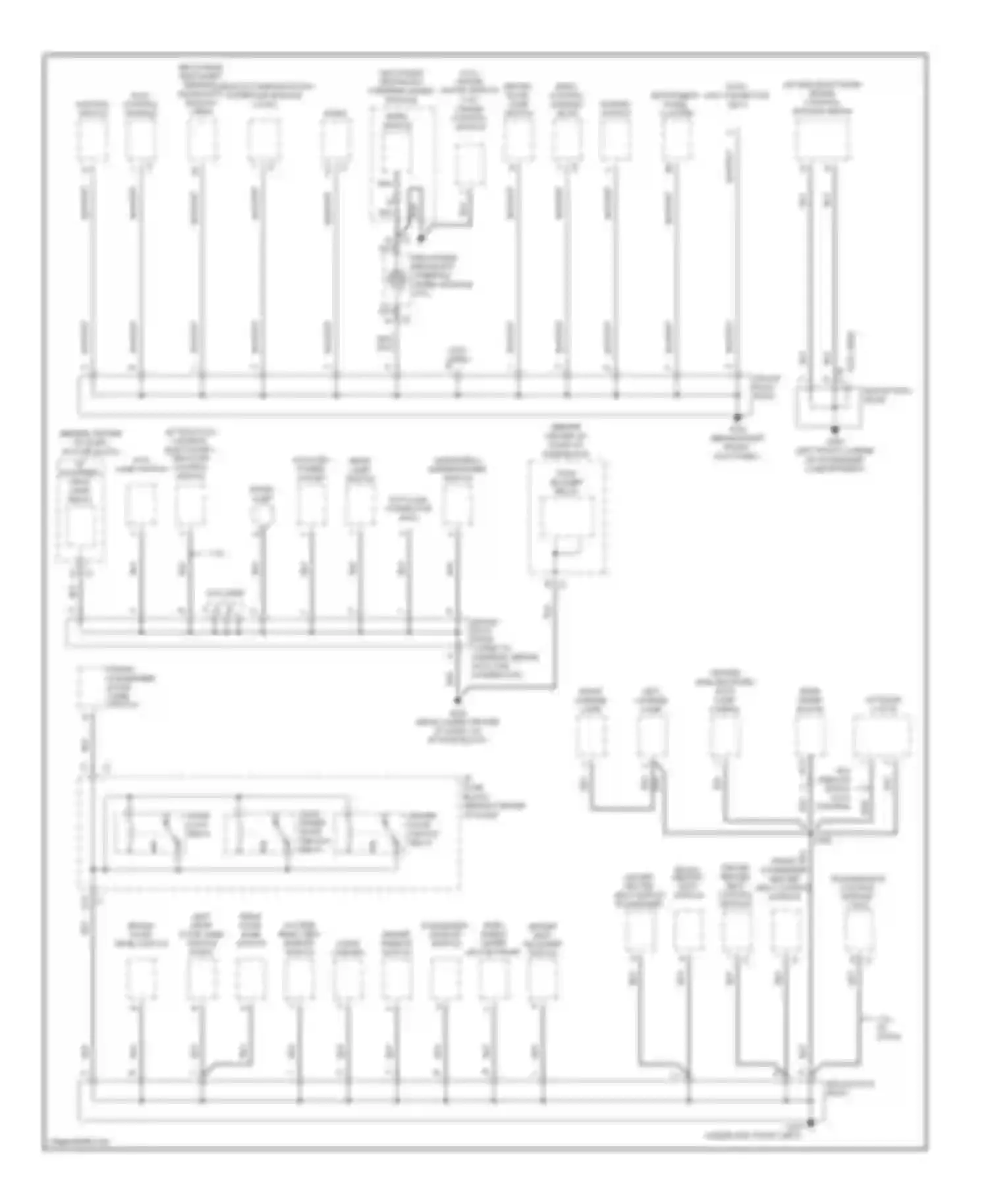 VUE Saturn I (2001-2007): Ground distribution circuit (2 of 3)