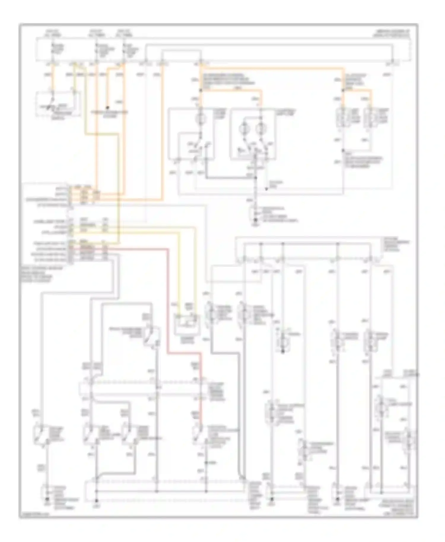 VUE Saturn I (2001-2007): Interior lights circuit