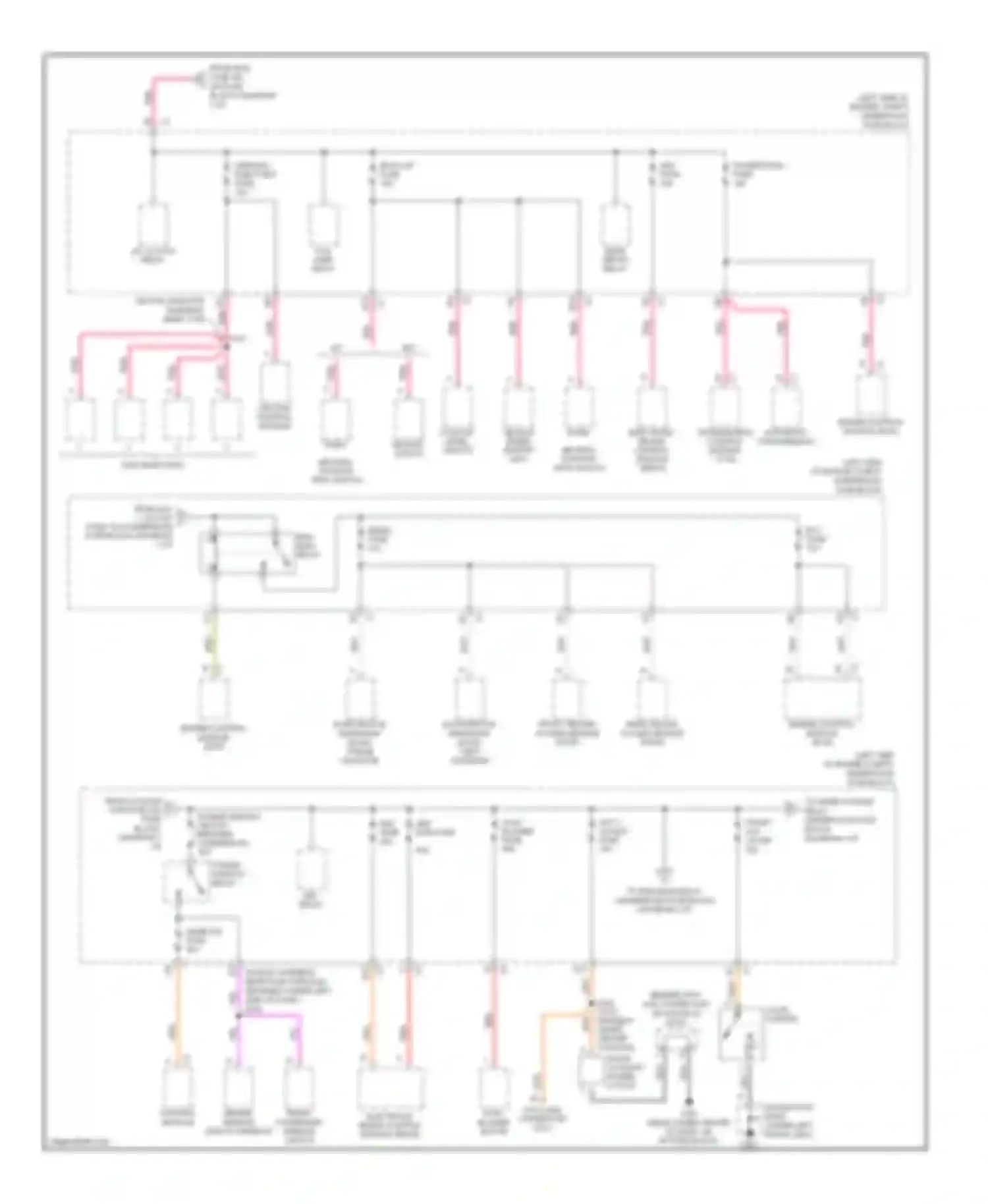 VUE Saturn I (2001-2007): 2.2l vin d, power distribution circuit (2 of 4)