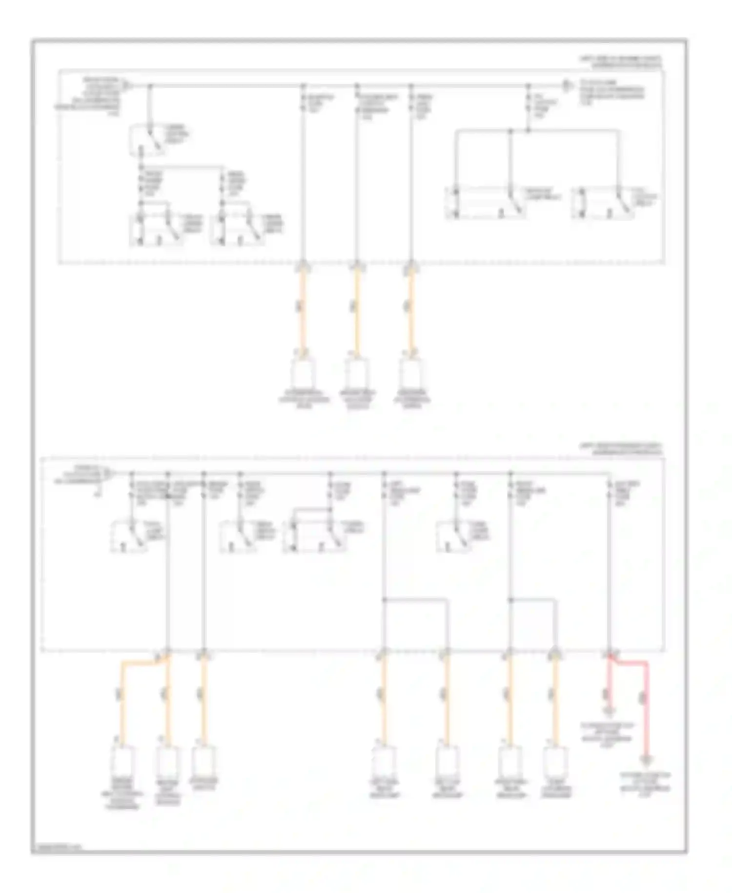 VUE Saturn I (2001-2007): 3.5l vin 4, power distribution circuit (3 of 4)